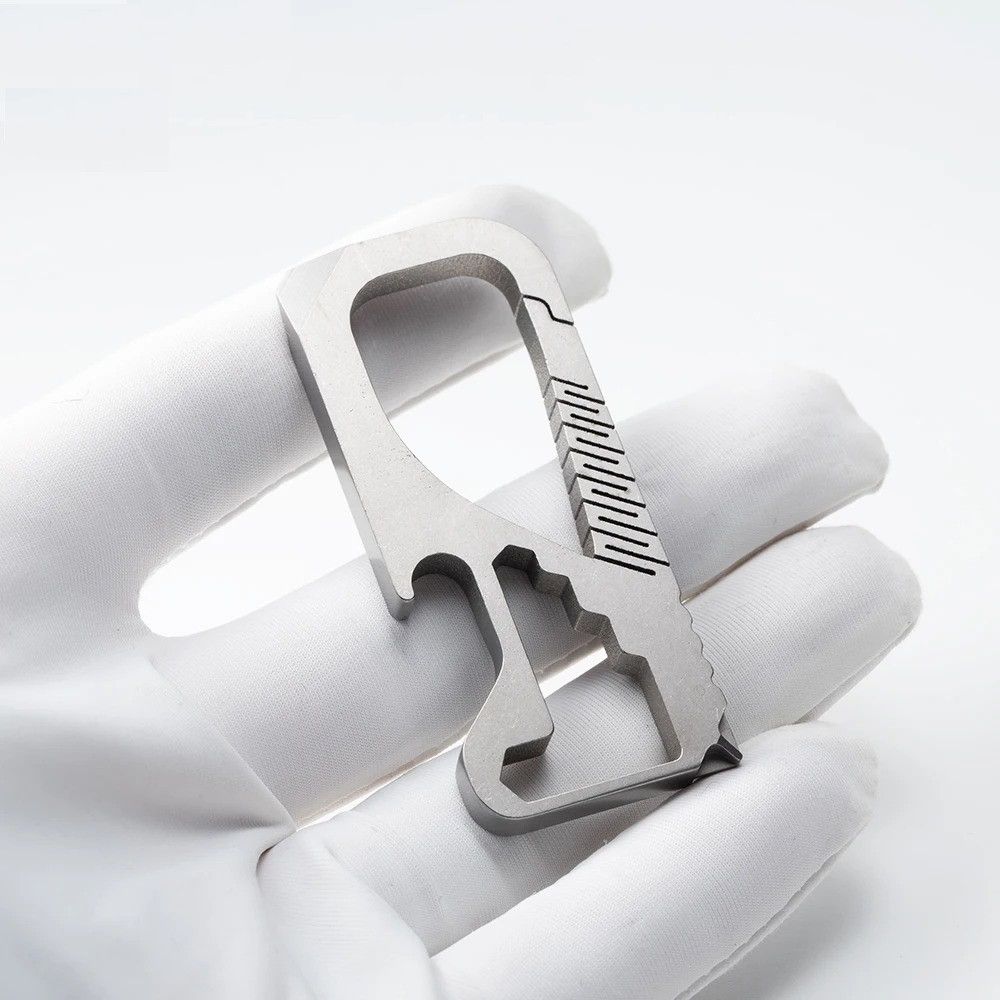Other Titanium Waist Belt Buckle Key Ring Multi Function Keychain Size ONE SIZE - 3 Thumbnail