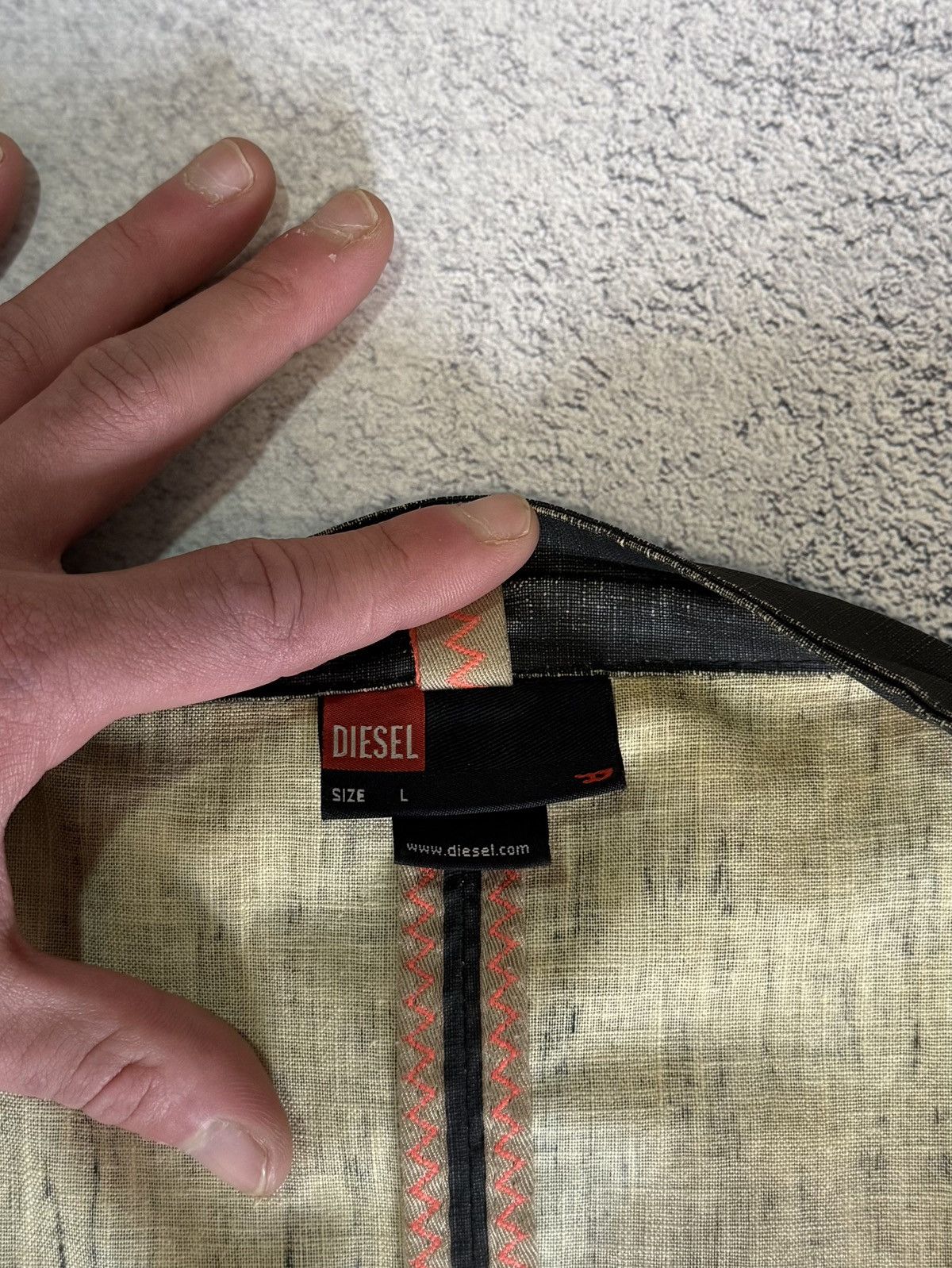 Diesel Vintage Diesel "Le Speed Freak" Jacket Archive Biker Linen Size US L / EU 52-54 / 3 - 15 Thumbnail