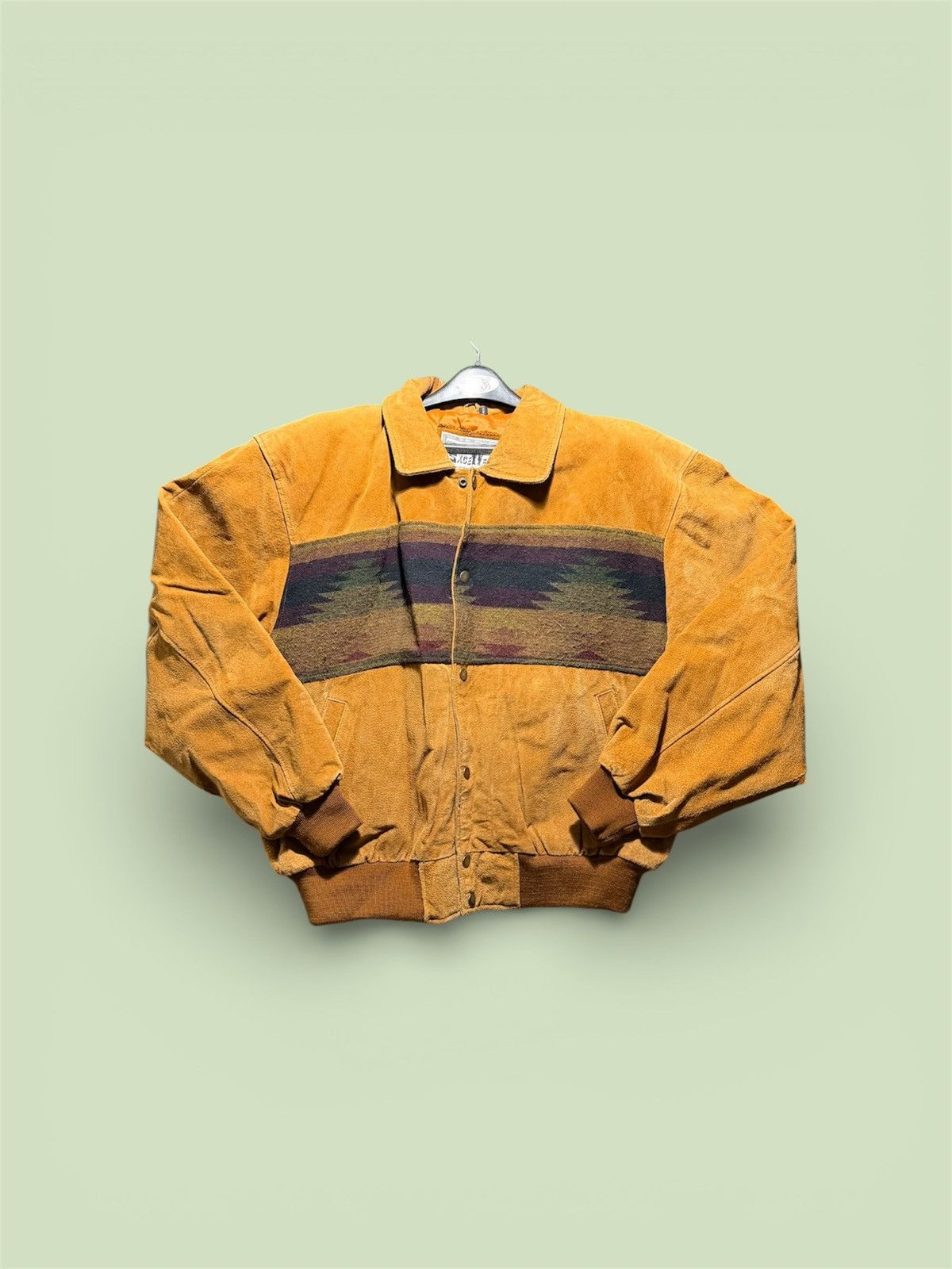 Excelled Vintage Bomber Jacket Western Suede M Size US M / EU 48-50 / 2 - 1 Thumbnail