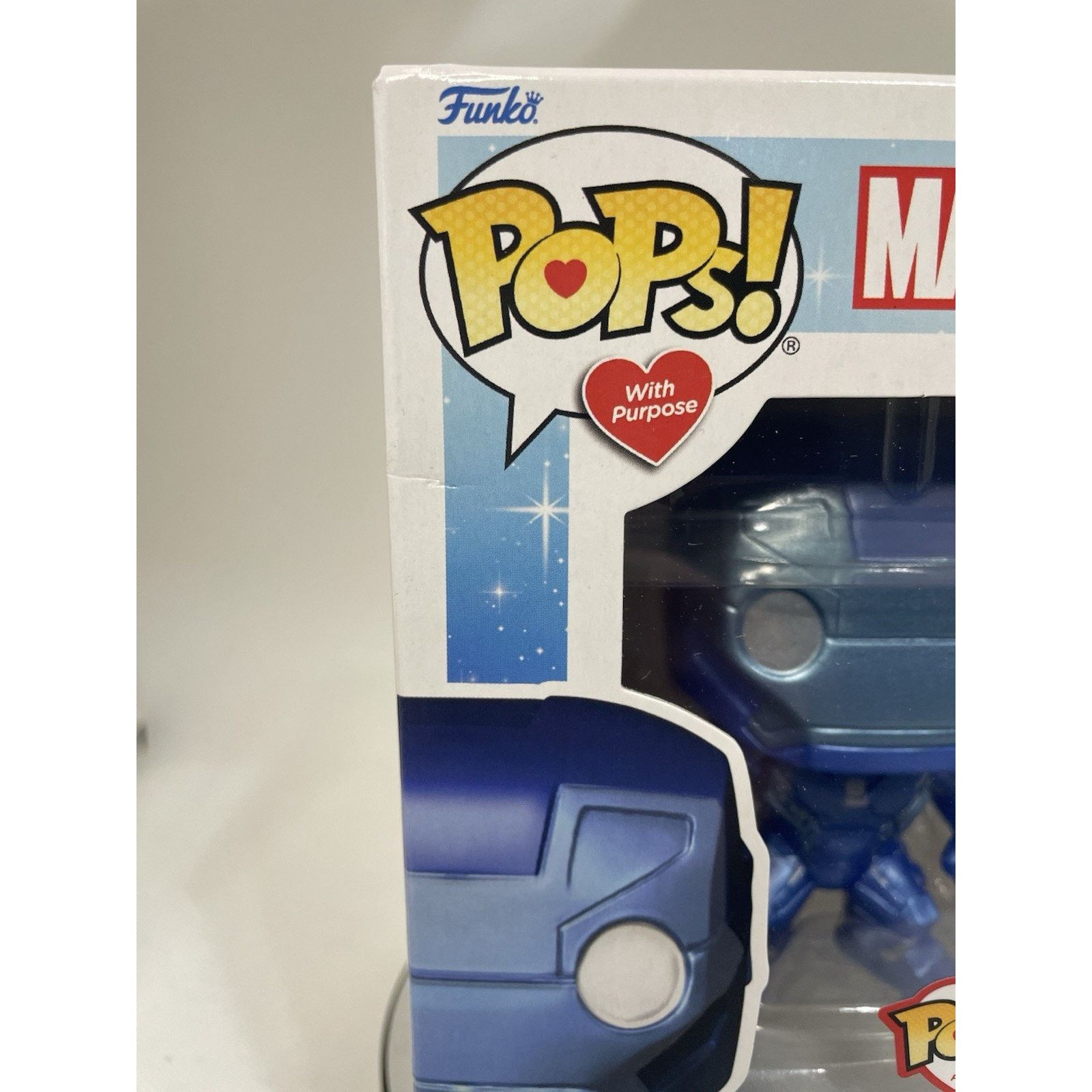 Marvel Comics Funko Pop! Iron Man Metallic - Funko Exclusive Make A Wish Size ONE SIZE - 9 Thumbnail