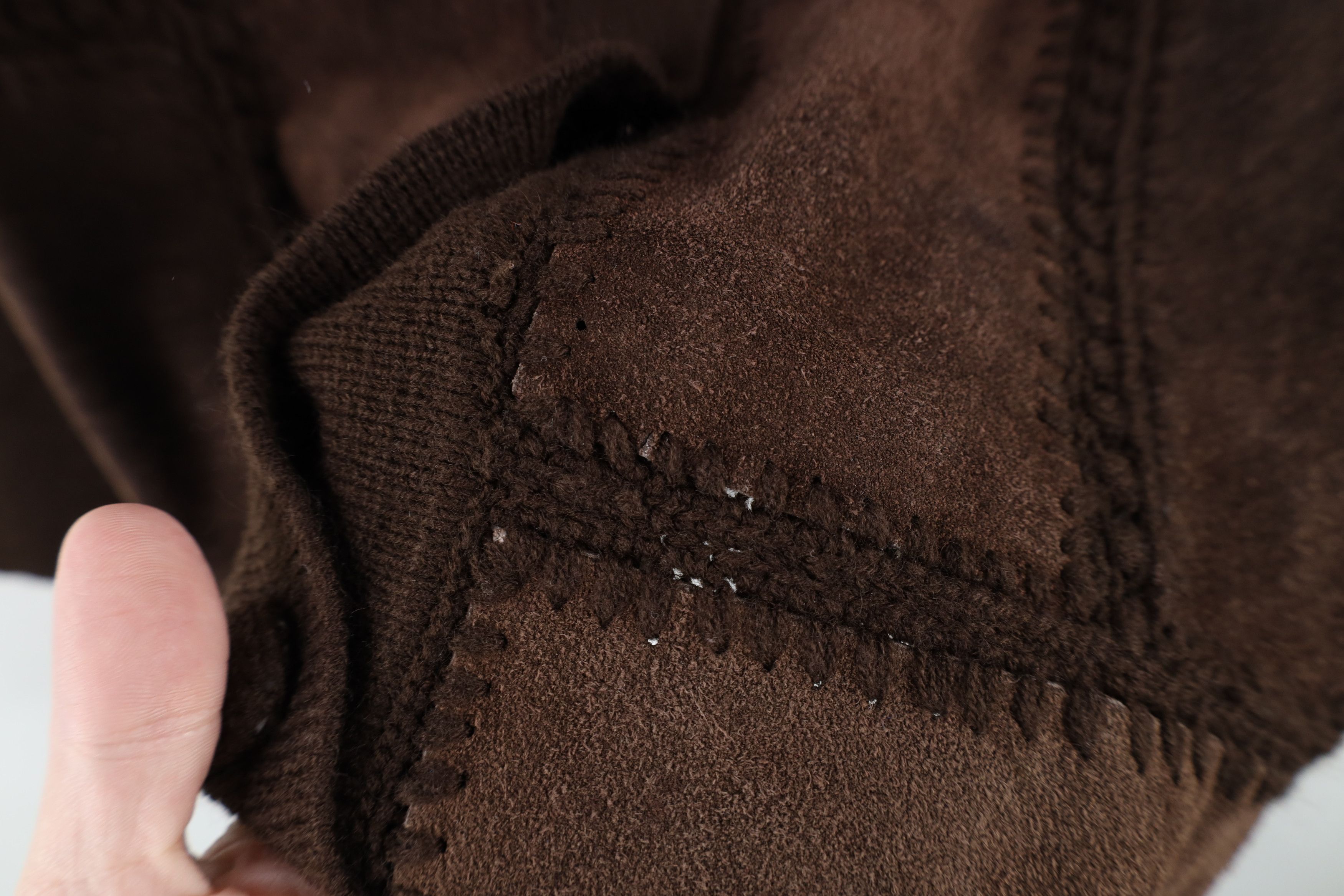 Vintage Vintage 70s Streetwear Crochet Knit Shawl Cardigan Jacket Size L / US 10 / IT 46 - 4 Thumbnail