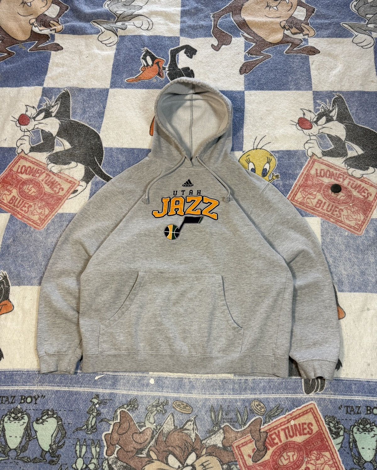 Adidas Utah Jazz adidas sweatshirt Size US XL / EU 56 / 4 - 1 Thumbnail