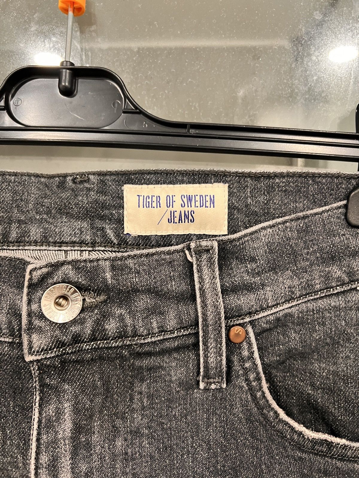 Tiger of Sweden Tiger Of Sweden Men Jeans 32x32” Dark Grey Size US 32 / EU 48 - 3 Thumbnail
