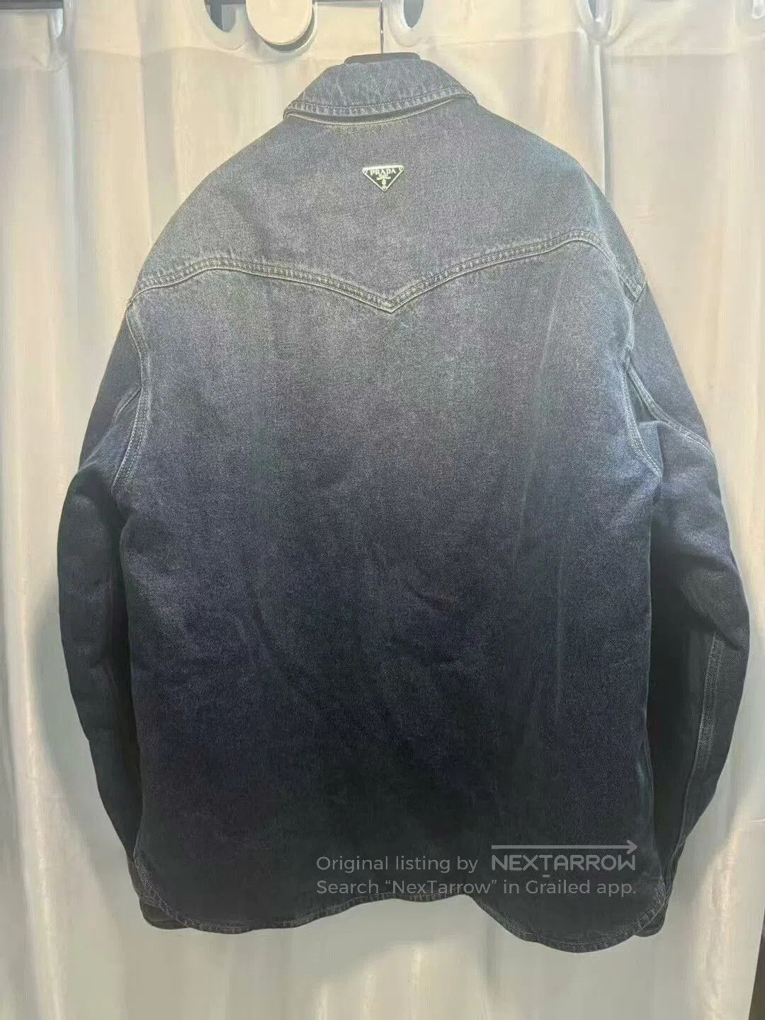 Prada prada denim jacket with triangle logo. Size US M / EU 48-50 / 2 - 1 Thumbnail