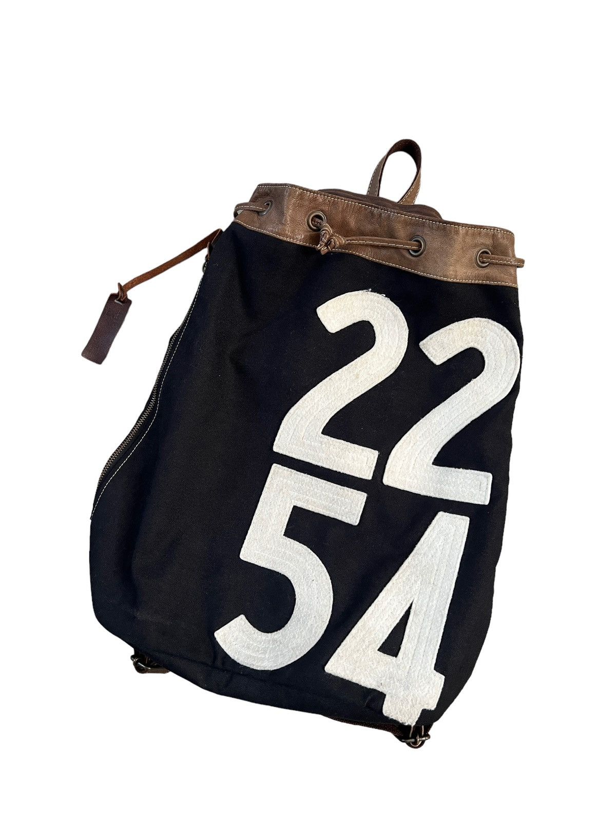 Japanese Brand Tideway 🇯🇵 x Steed Numericals Canvas Backpack Size ONE SIZE - 14 Thumbnail