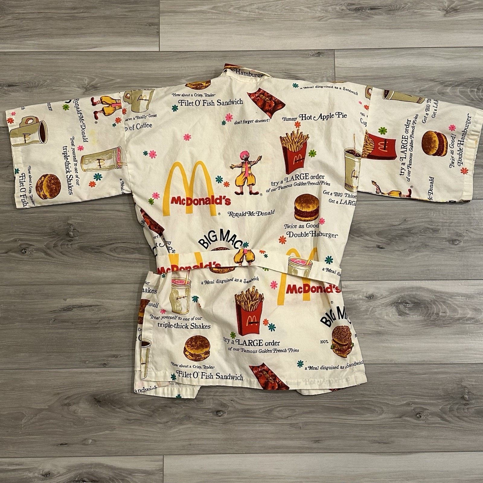Vintage Vintage 60’s Ronald McDonald's AOP Worker’s Robe Size M Rare Size US M / EU 48-50 / 2 - 7 Thumbnail