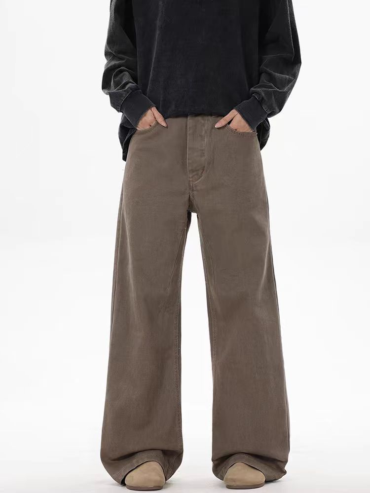Japanese Brand × Jean Street Murad Coffee Color Straight Fit Denim Trousers Size US 30 / EU 46 - 1 Thumbnail