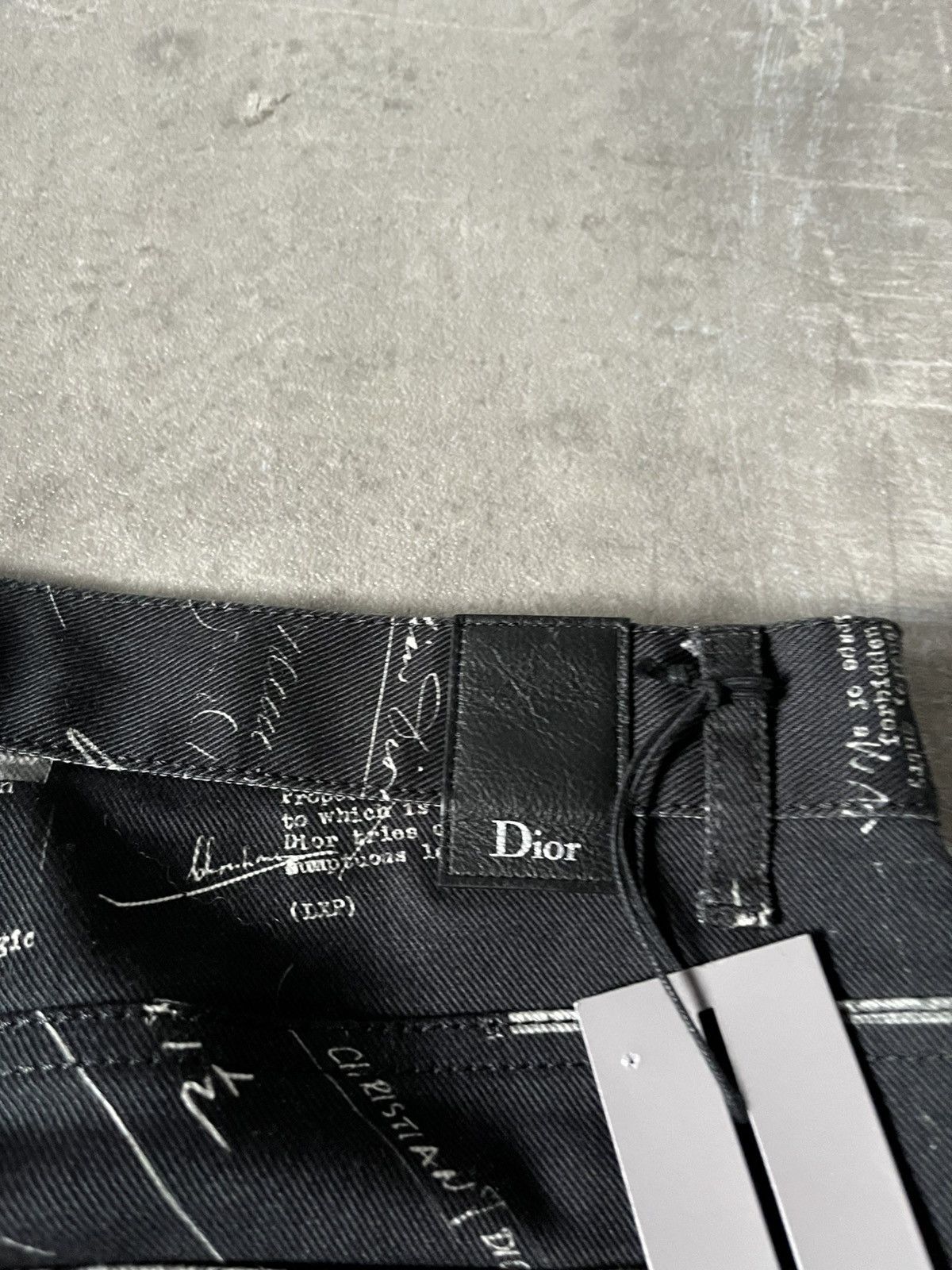 Dior Dior doodle denim black jeans rare Size US 30 / EU 46 - 12 Thumbnail