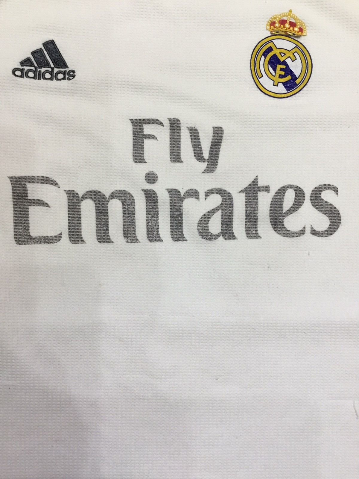 Adidas REAL MADRID 2015 2016 HOME FOOTBALL SHIRT SOCCER JERSEY Size US L / EU 52-54 / 3 - 5 Thumbnail