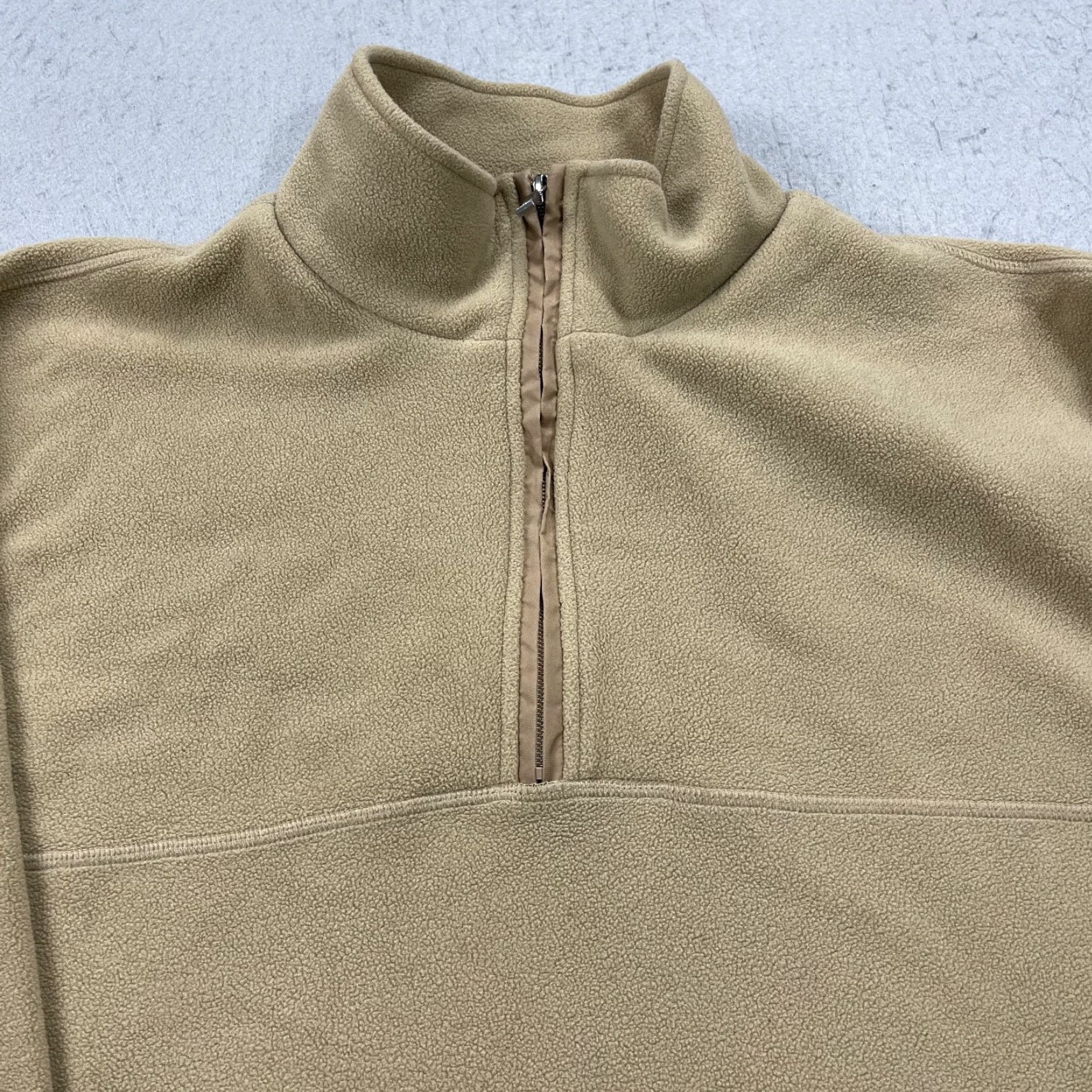 Hugo Boss HUGO BOSS Jacket Mens L Brown 1/4 Zip Fleece Bomber Logo Shirt? Size US L / EU 52-54 / 3 - 2 Thumbnail