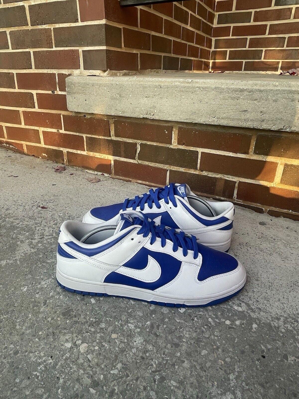 Nike Nike Dunk Low "Racer Blue/White" Men’s Sz 14 Size US 14 / EU 47 - 1 Thumbnail