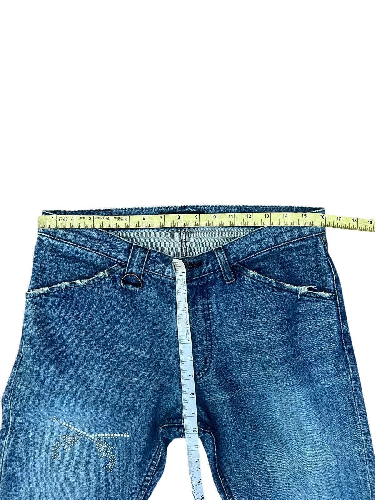 roarguns Vintage Roarguns Japan Distressed Denim Bootcut Jeans Size US 31 - 2 Thumbnail