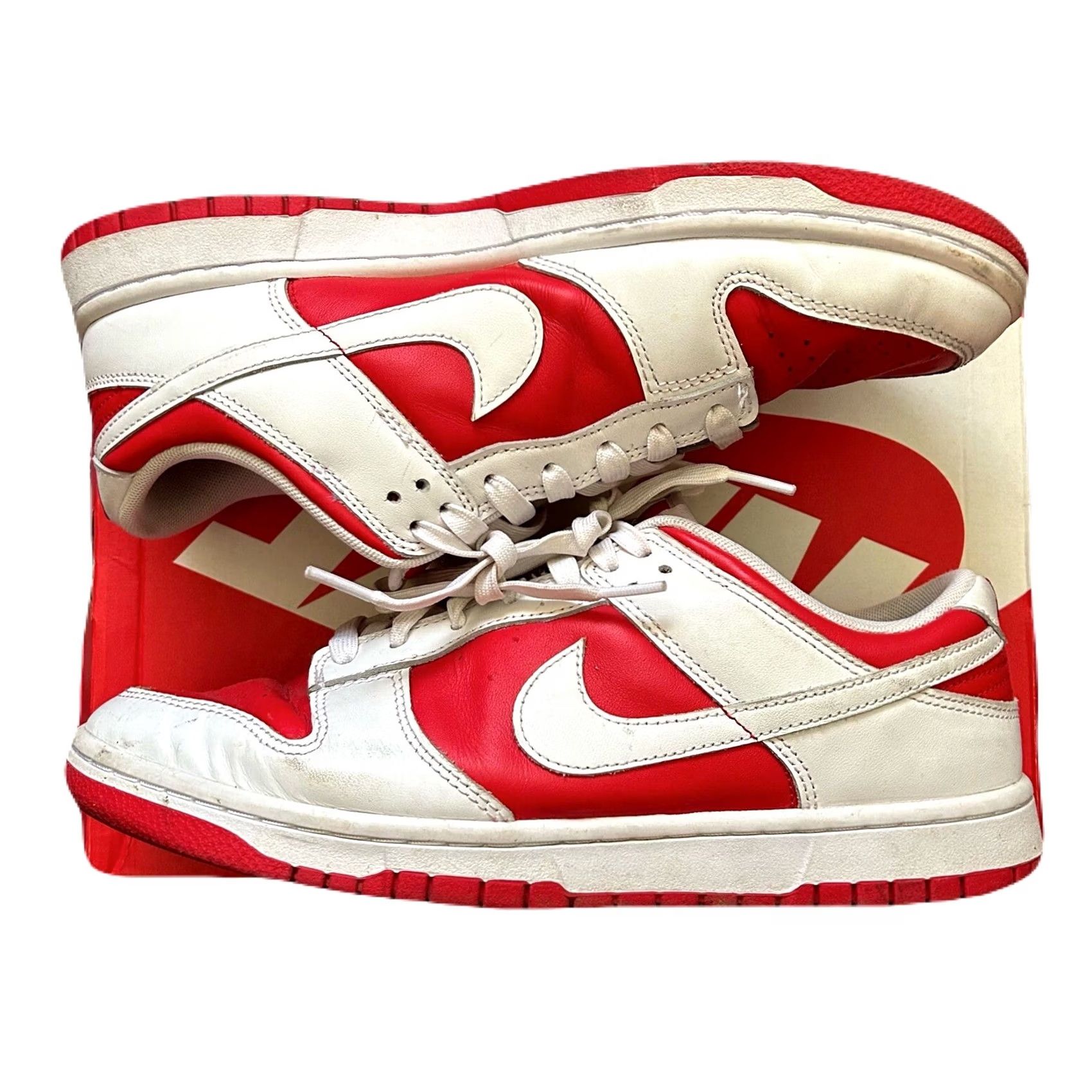 Nike Nike Dunk Low Championship Red Men’s Shoe 11 Size US 11 / EU 44 - 2 Thumbnail