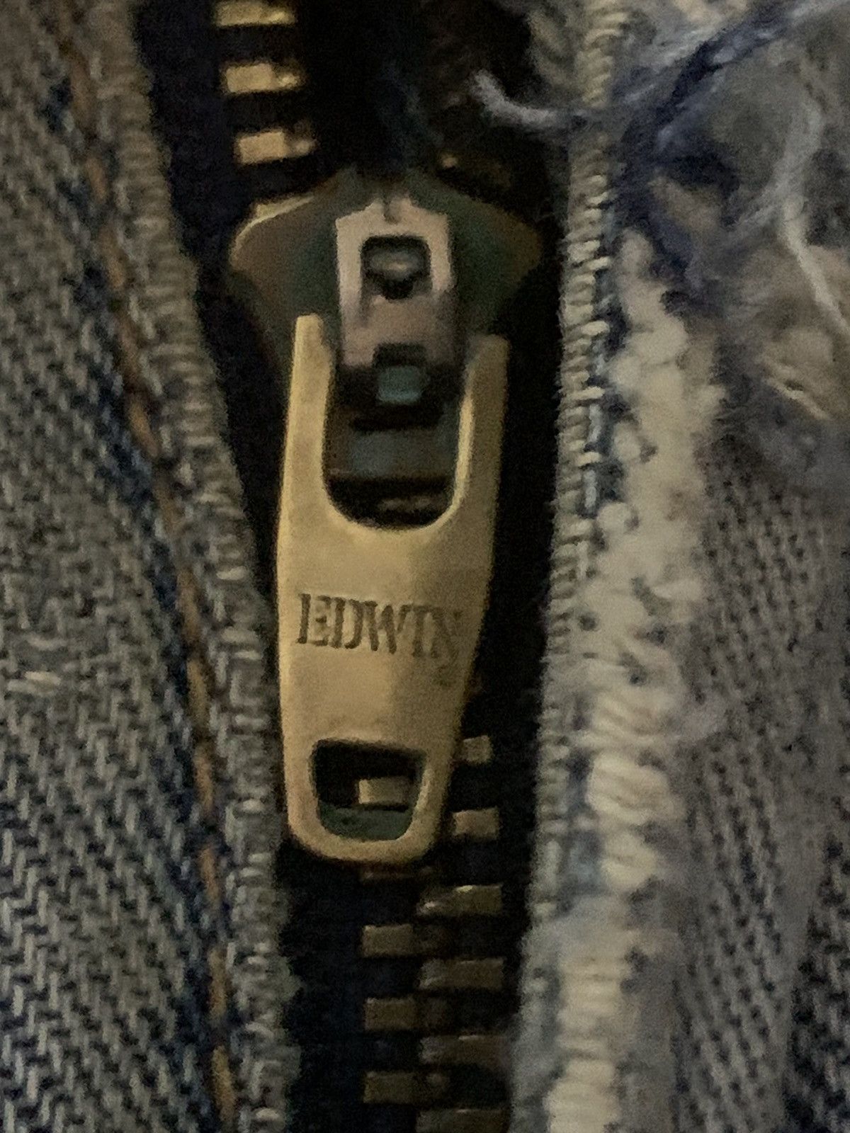 Edwin Edwin Distress Denim Flare Denim Jeans Size US 35 - 6 Thumbnail