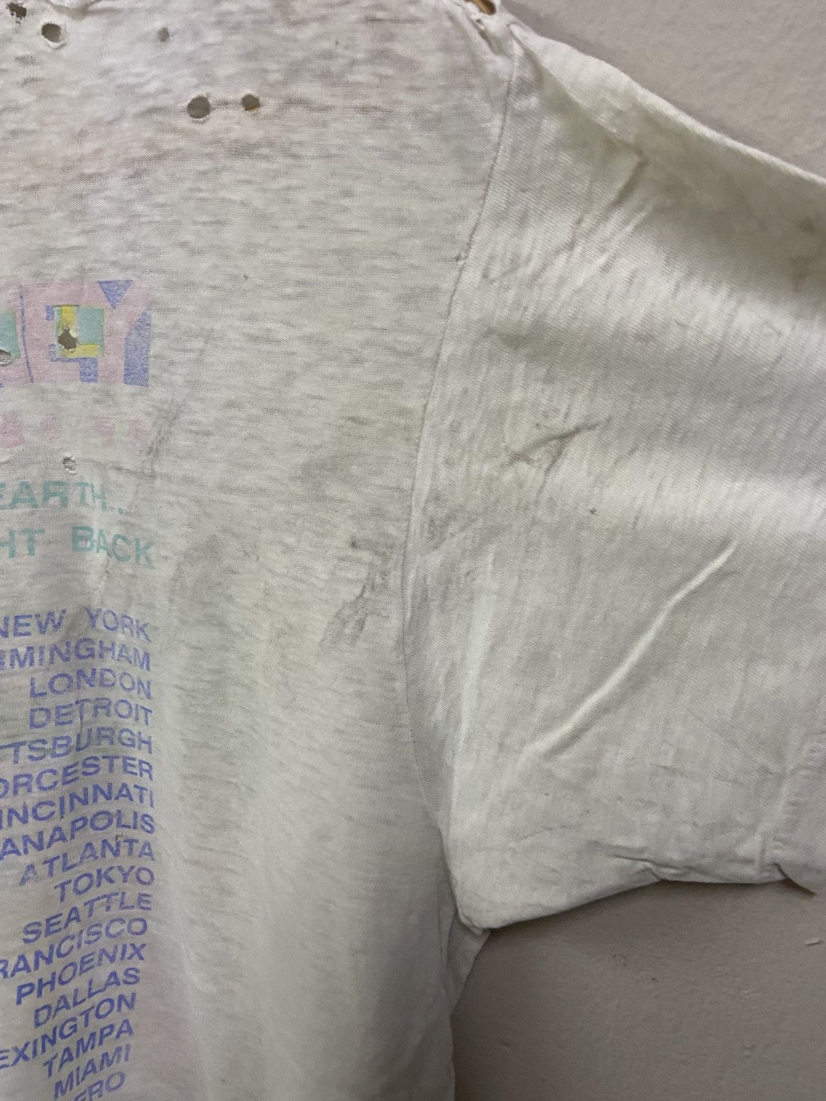 Band Tees × Vintage Crazy Distressed Paul McCartney 89/90 World Tour Size US L / EU 52-54 / 3 - 9 Thumbnail