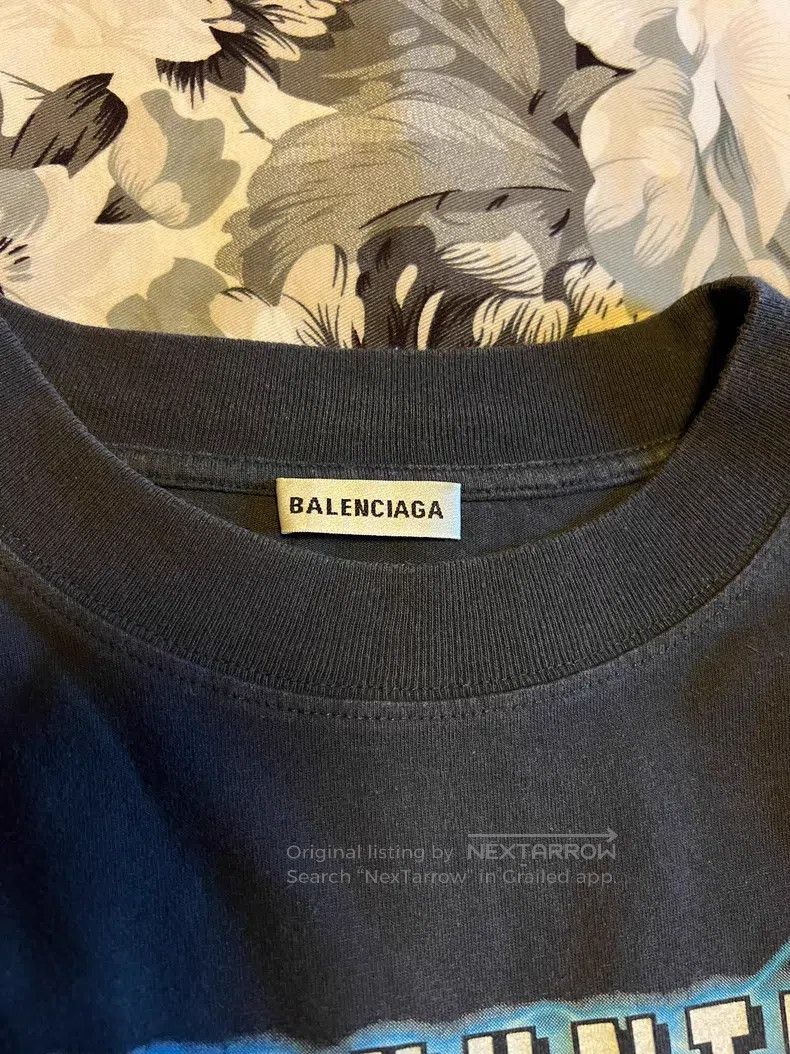 Balenciaga Balenciaga Portrait Printed Long Sleeve Size US S / EU 44-46 / 1 - 3 Thumbnail
