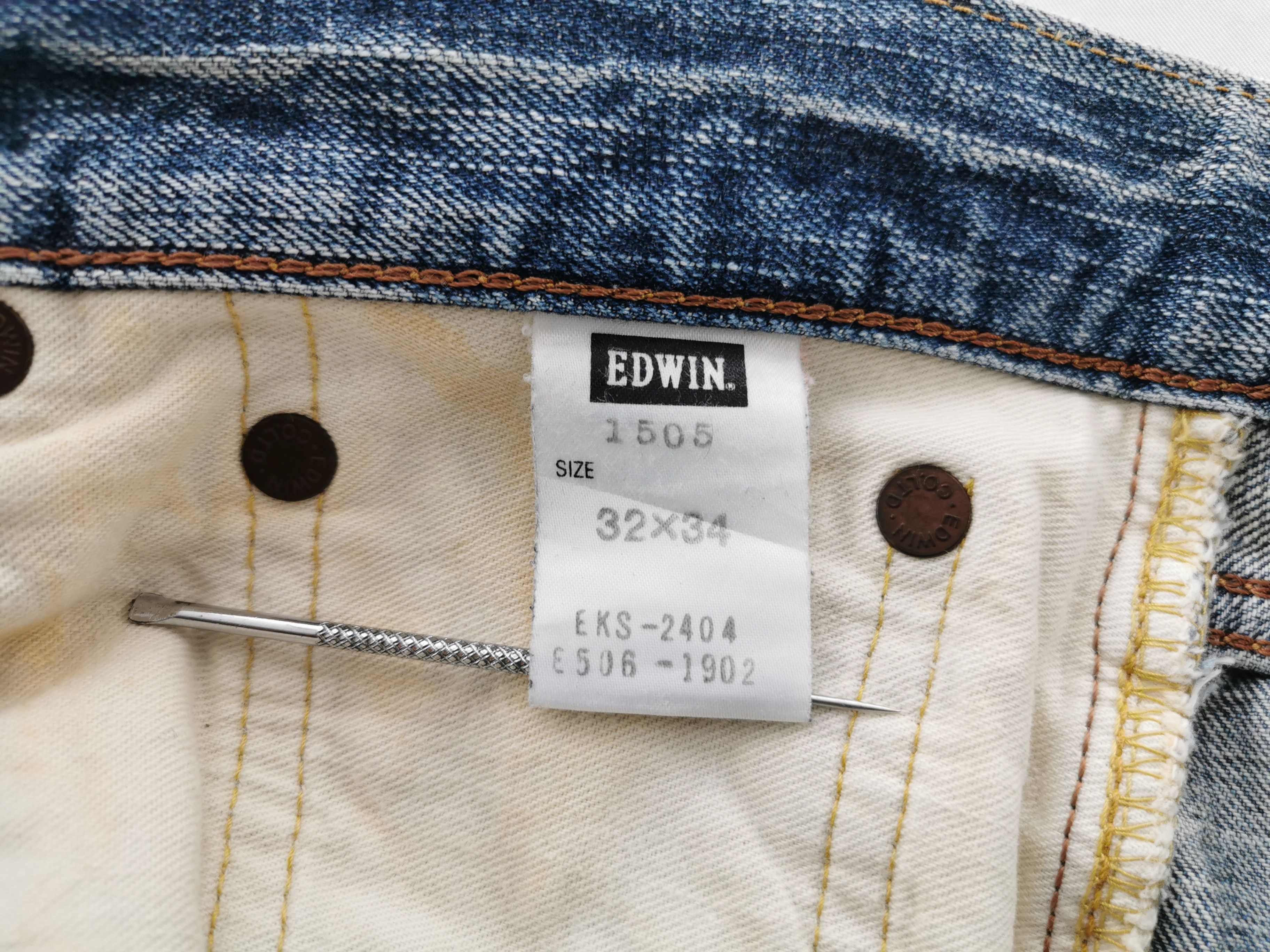 Edwin Vintage 90s Edwin Lot 505Z Selvedge Denim Made In Japan Size US 33 - 8 Thumbnail