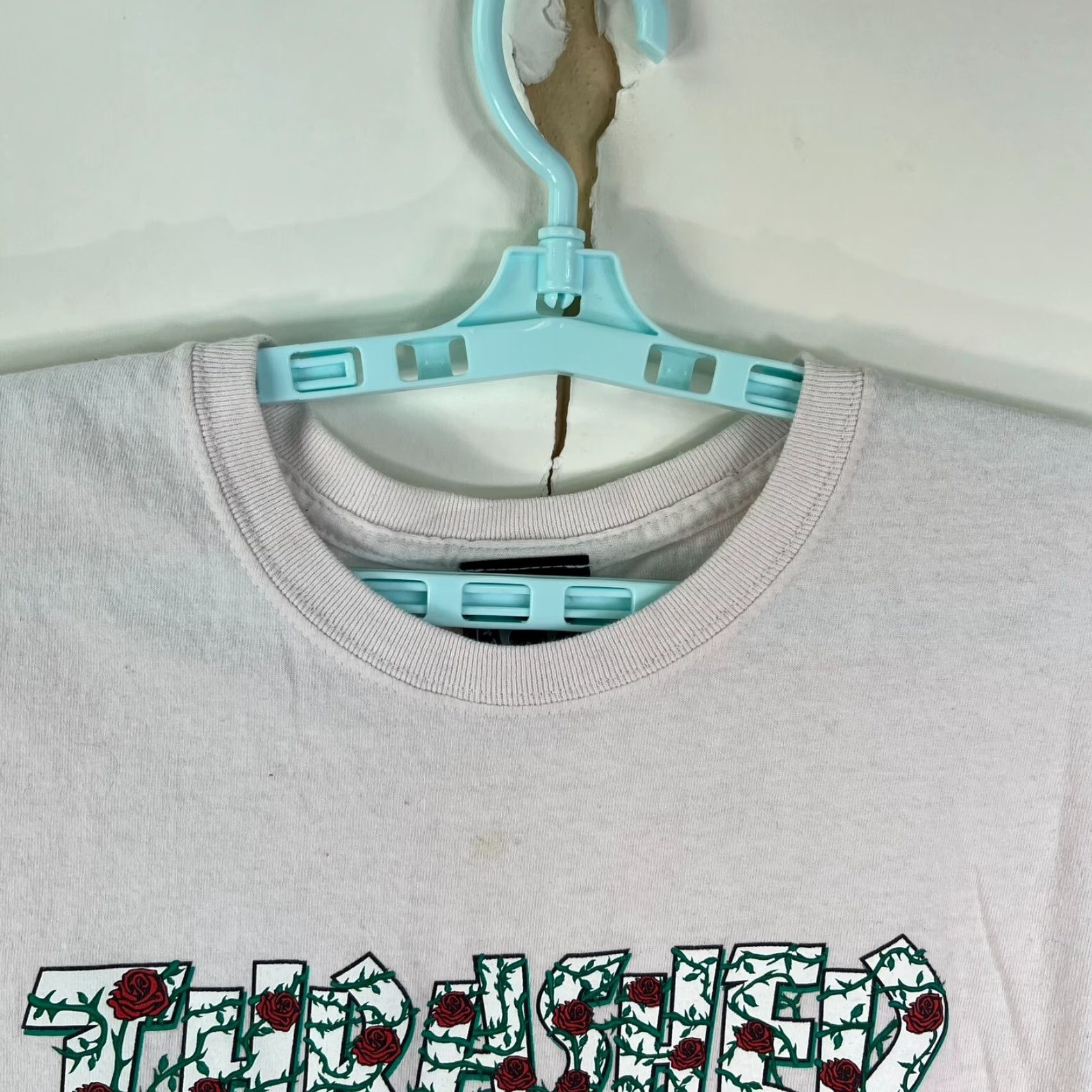 Thrasher Thrasher Magazine Skate T Shirt Adult Size XL White Distressed Tee Size US XL / EU 56 / 4 - 4 Thumbnail
