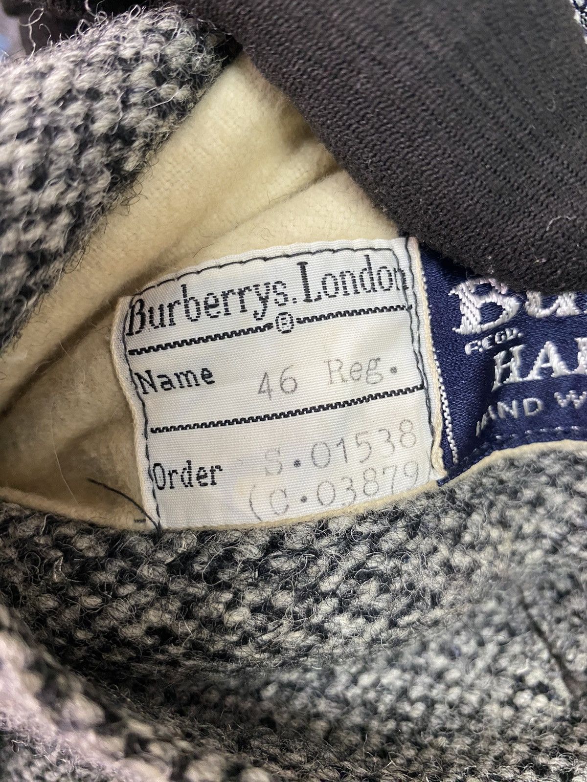 Burberry Rare Vtg Burberrys x Harris Tweed Reversible wool Jacket Size US L / EU 52-54 / 3 - 12 Thumbnail