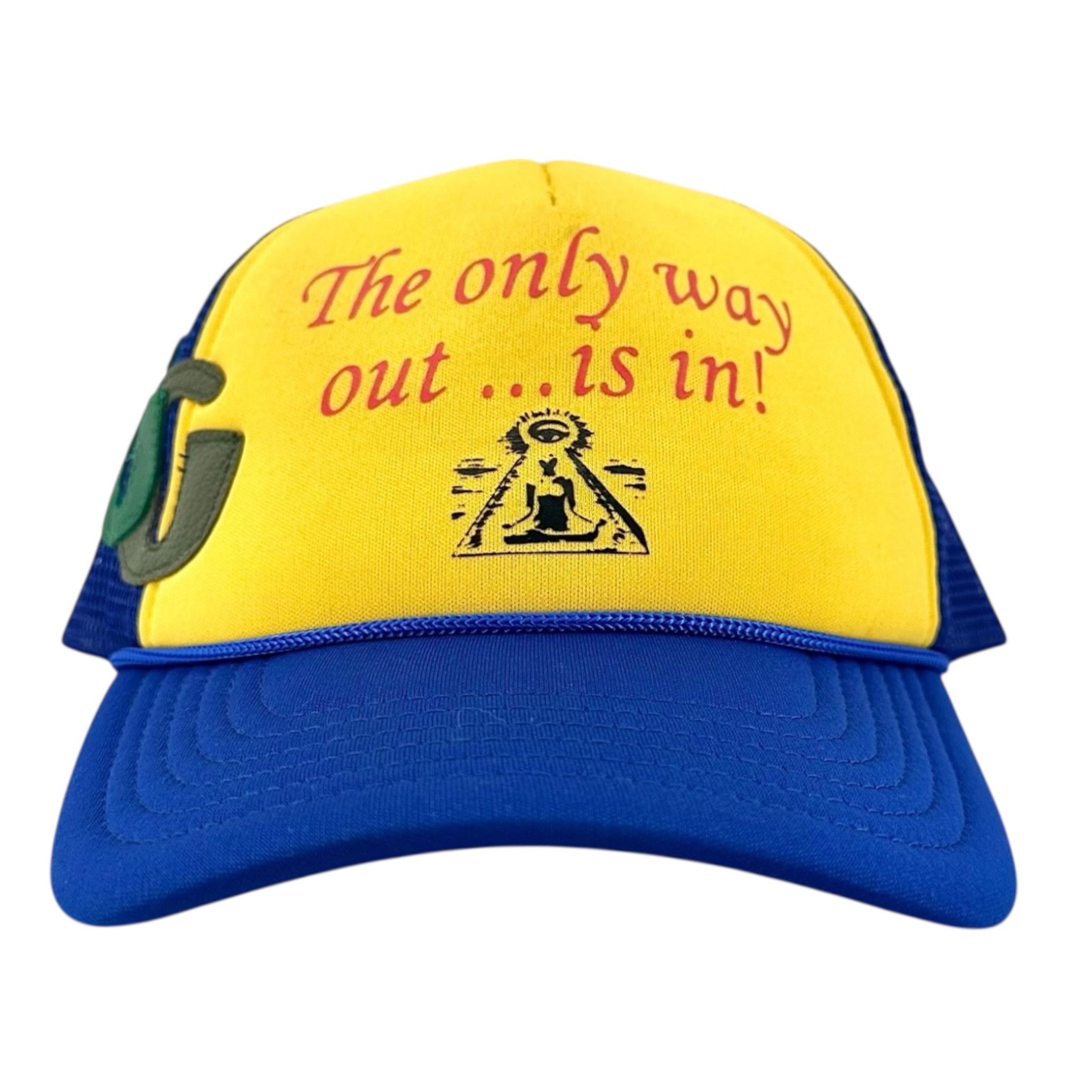 Gallery Department Only Way Out Trucker Hat Blue Yellow (2 G