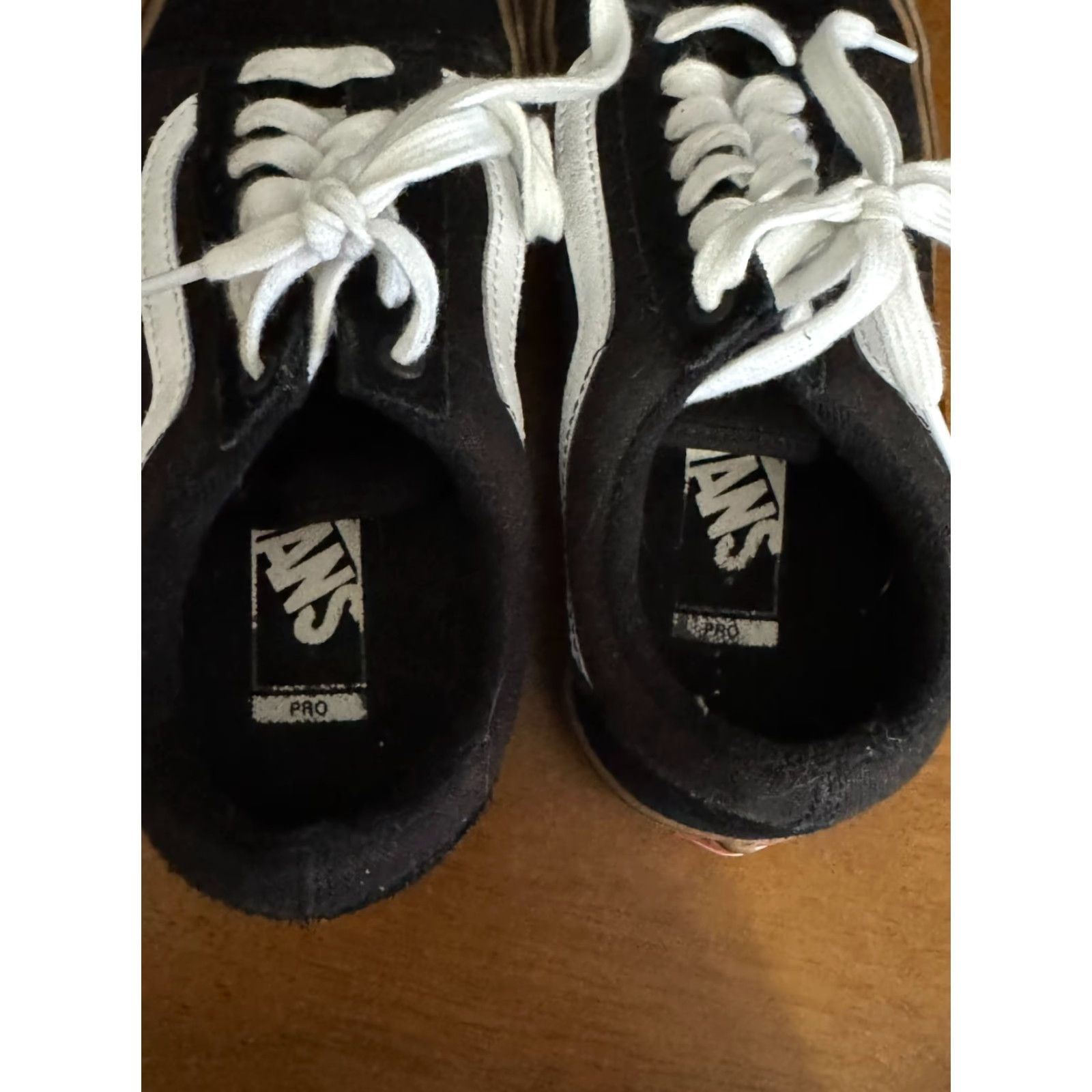 Vans VANS Pro Ultra Cush Low Top Skate Shoe Men Black Canvas Suede Sneaker 5.5 (UK 25.5, EU 37) | Skateboarding Athletic Shoes Size US S / EU 44-46 / 1 - 6 Thumbnail