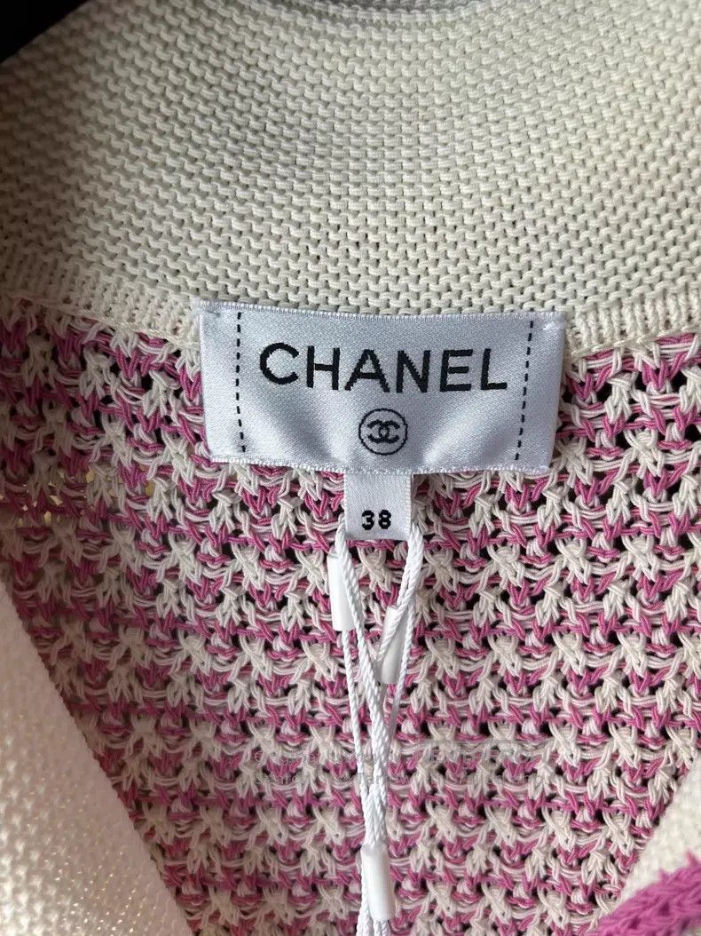 Chanel Chanel 22P Early Spring Preview Pink Purple White Fine Pla Size XS / US 0-2 / IT 36-38 - 5 Thumbnail