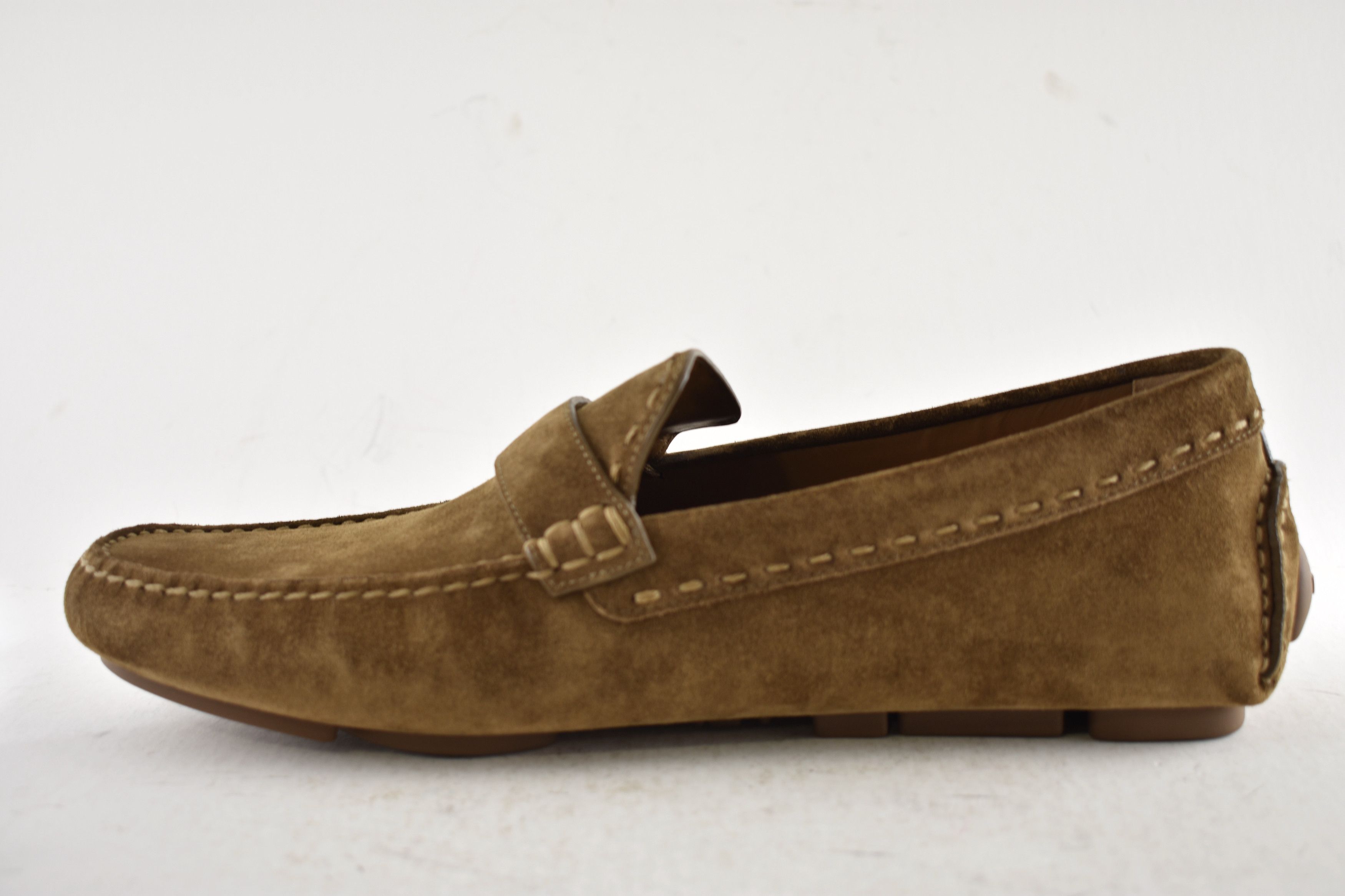 Fendi Fendi Driver Suede FF Logo Loafer Slip On Flat UK 11 US 12 Size US 12 / EU 45 - 13 Thumbnail