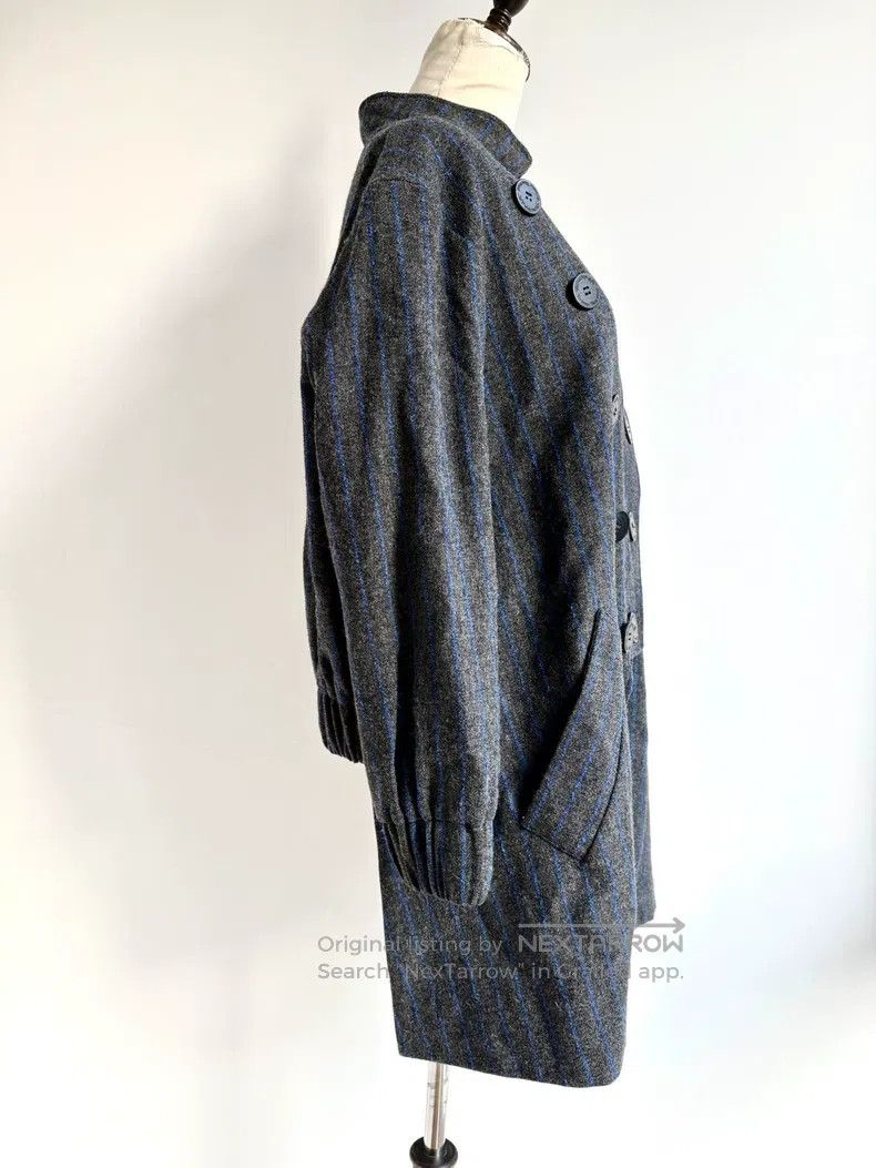 Vivienne Westwood Vivienne Westwood Vintage Gray Blue Striped Napoleon Overc Size XS / US 0-2 / IT 36-38 - 5 Thumbnail