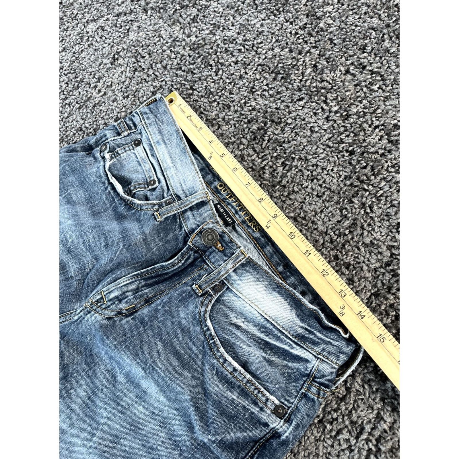American Eagle Outfitters American Eagle Outfitters Jeans Men 28x28 Distressed Straight Denim Blue 5-Pocket Regular Inseam 28 Size US 28 / EU 44 - 4 Thumbnail