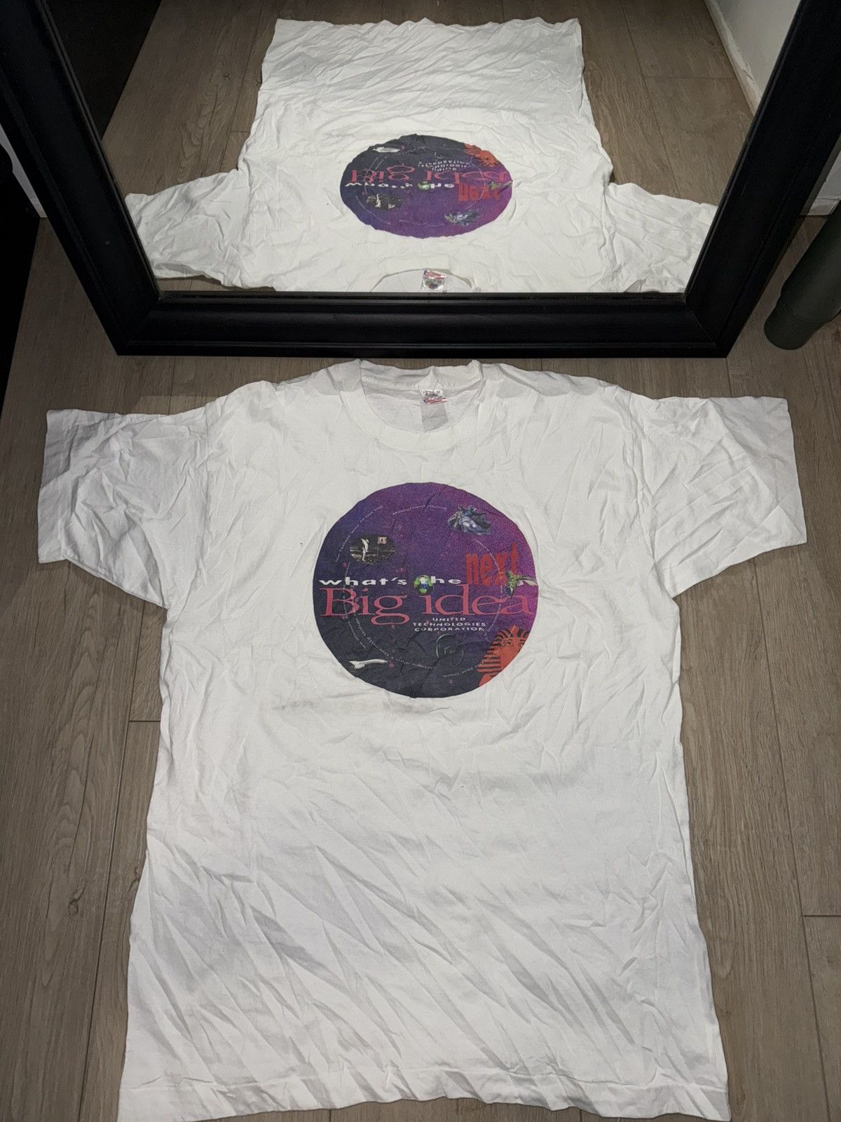 Fruit Of The Loom × Vintage Vintage / Y2K What’s The Next Big Idea? Historical Shirt Size US XL / EU 56 / 4 - 1 Thumbnail