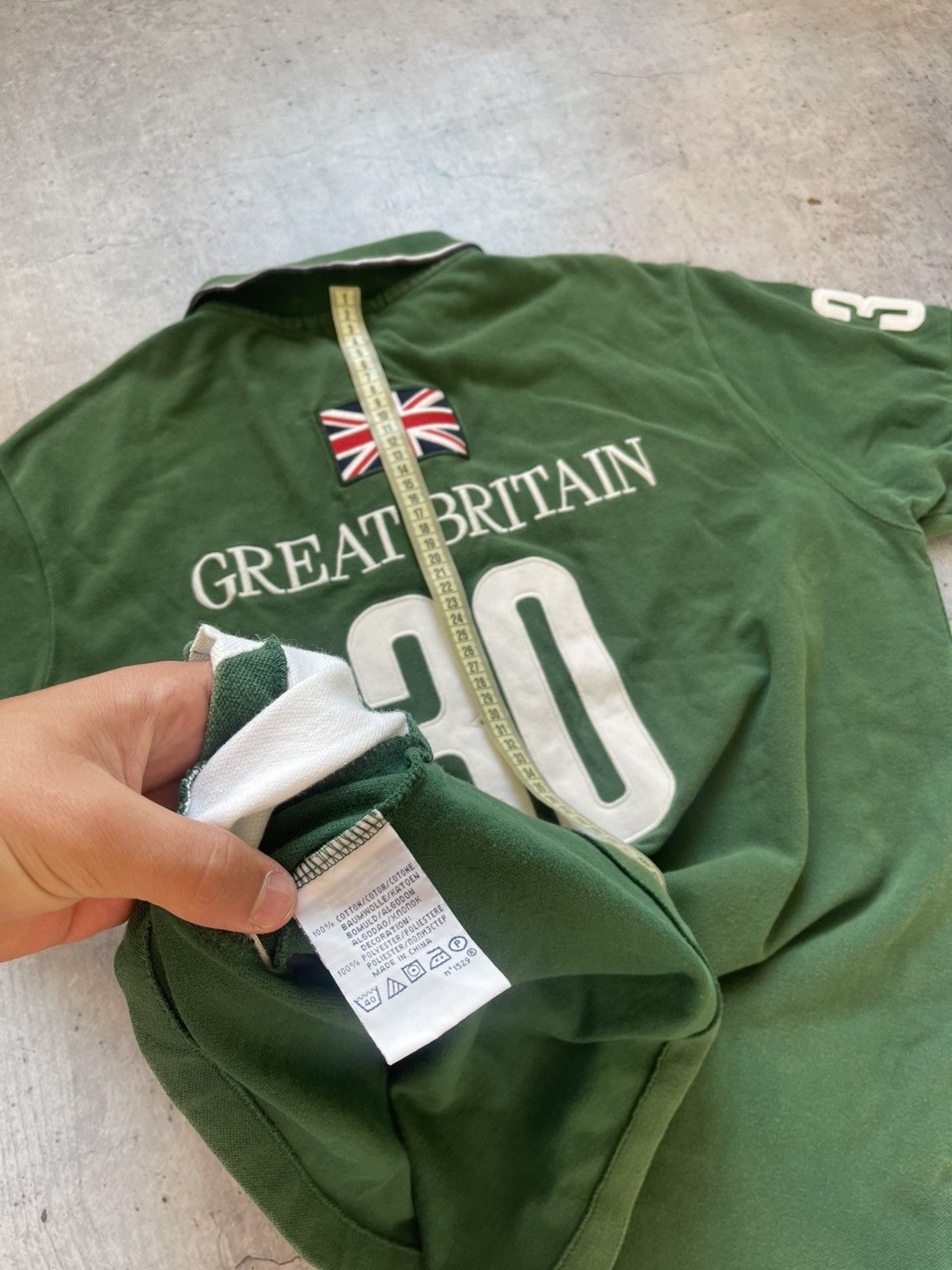 Polo Ralph Lauren Vintage Polo Ralph Lauren Great Britain T-shirt #30 Size US XL / EU 56 / 4 - 12 Thumbnail