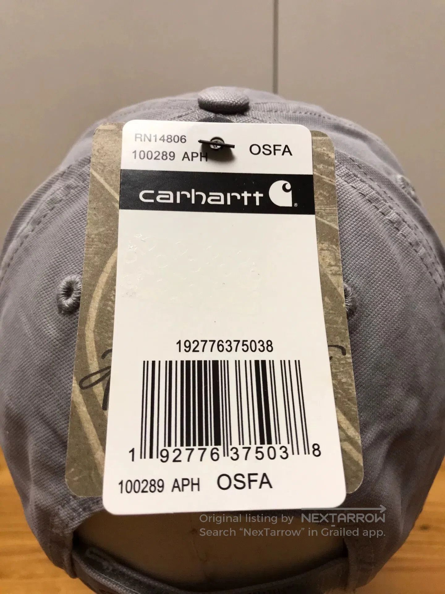 Carhartt Carhartt 100289 Asphalt Gray Baseball Cap. Size ONE SIZE - 7 Thumbnail