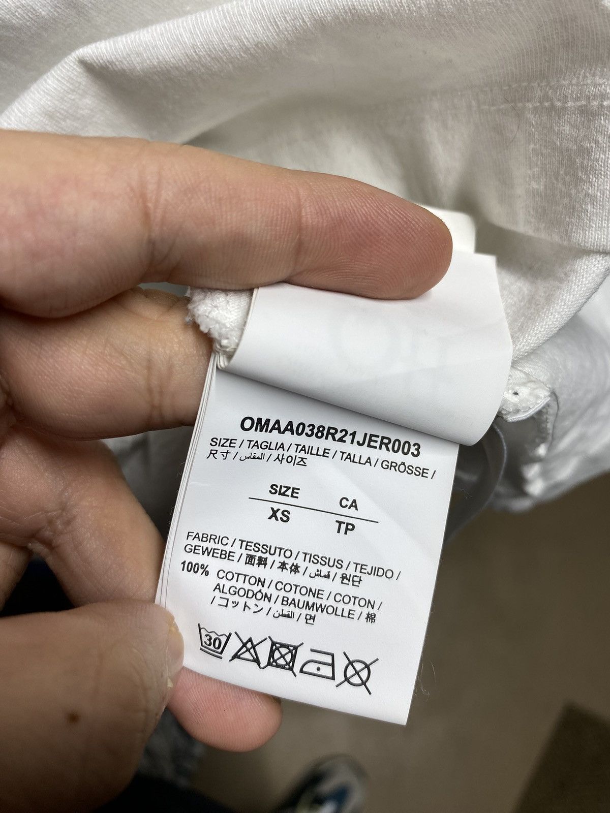 Off-White × Virgil Abloh Off-White Virgil Abloh Arrows White Tee Shirt Medium Size US M / EU 48-50 / 2 - 7 Thumbnail