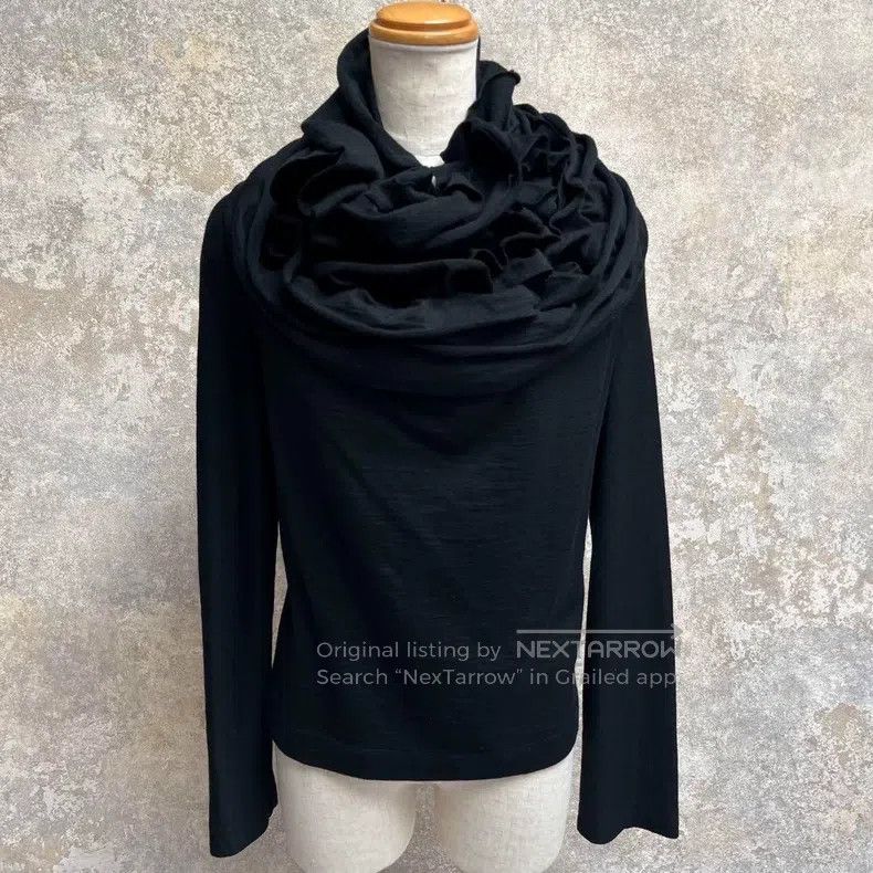 Junya Watanabe Junya Watanabe Cowl Neck Top Size S / US 4 / IT 40 - 1 Thumbnail