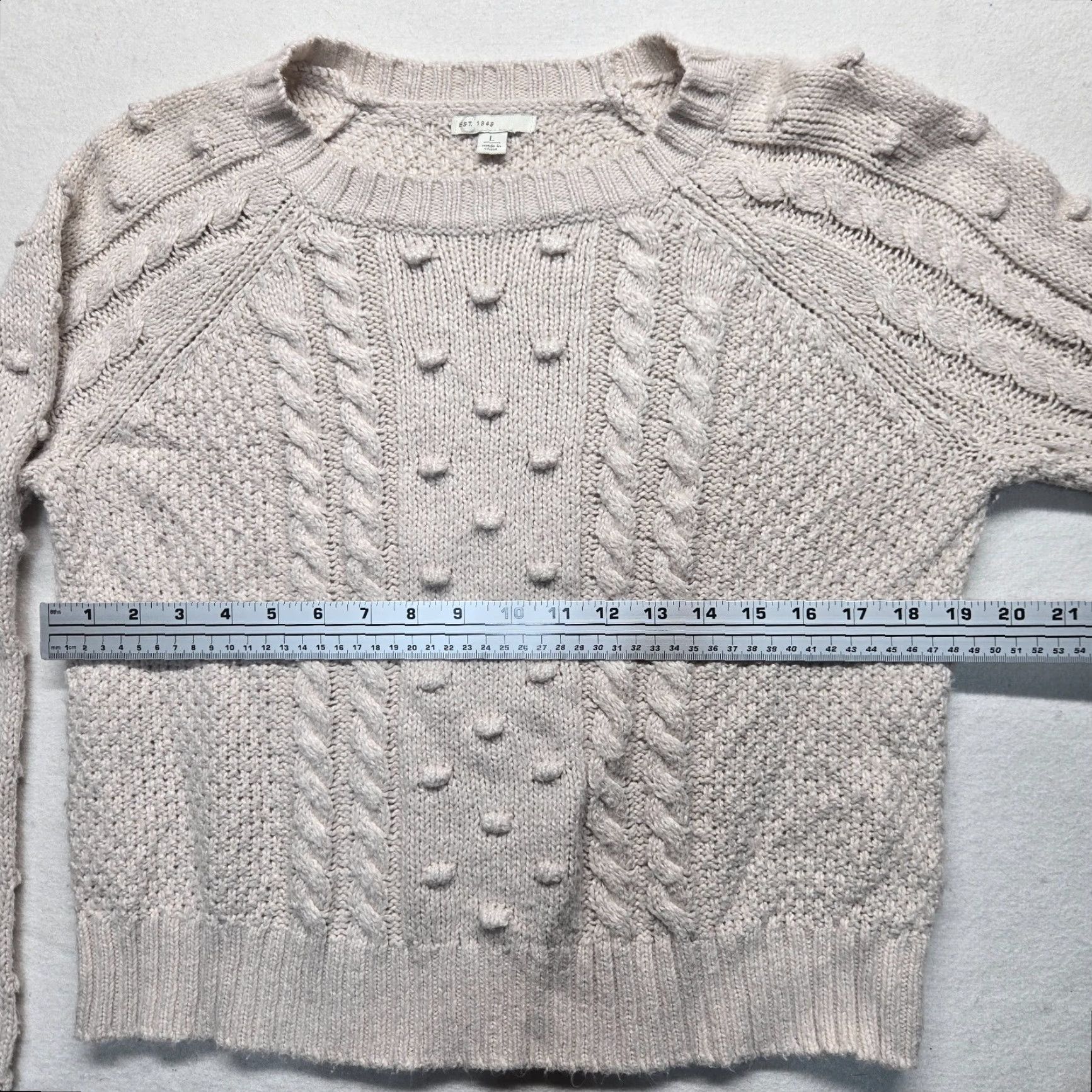 Vintage Cato Brown Long Sleeve Knit Crop Sweater Women's L Regular Casual Modern Size L / US 10 / IT 46 - 4 Thumbnail