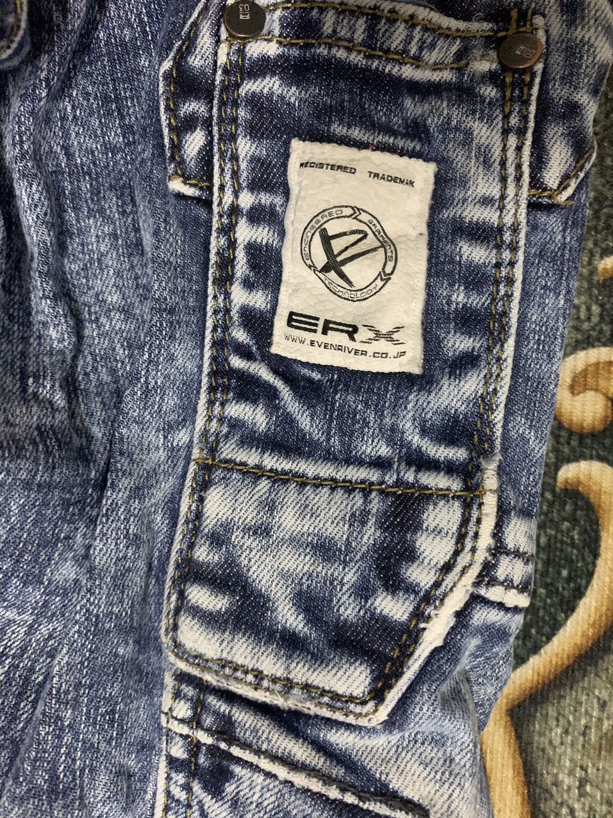 Japanese Brand Vintage Even River Denim Works Wear Jacket Zipper Size US M / EU 48-50 / 2 - 8 Thumbnail