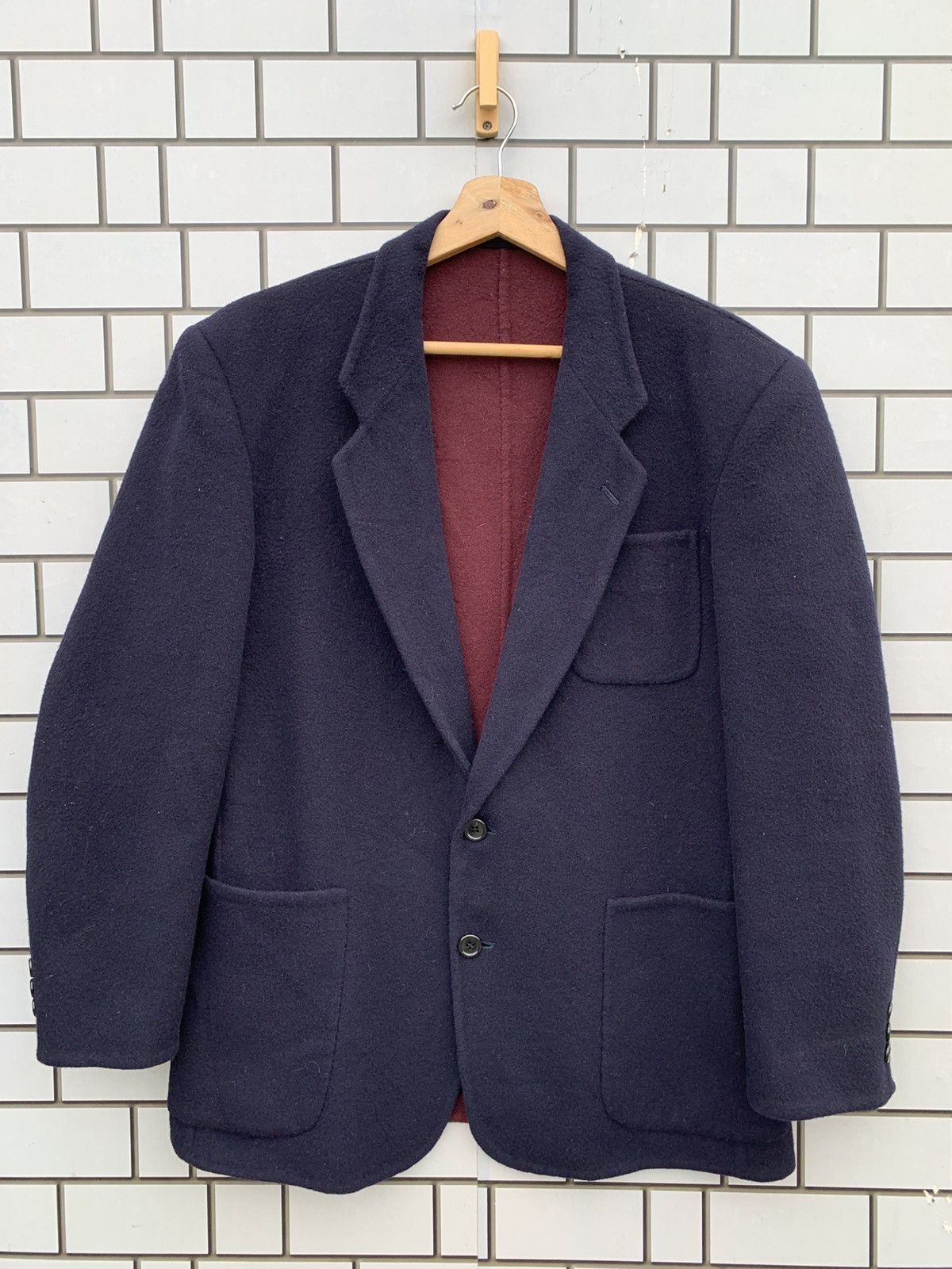 Yves Saint Laurent Vintage YVES SAINT LAURENT diffusion homme Blazer Size US M / EU 48-50 / 2 - 1 Thumbnail