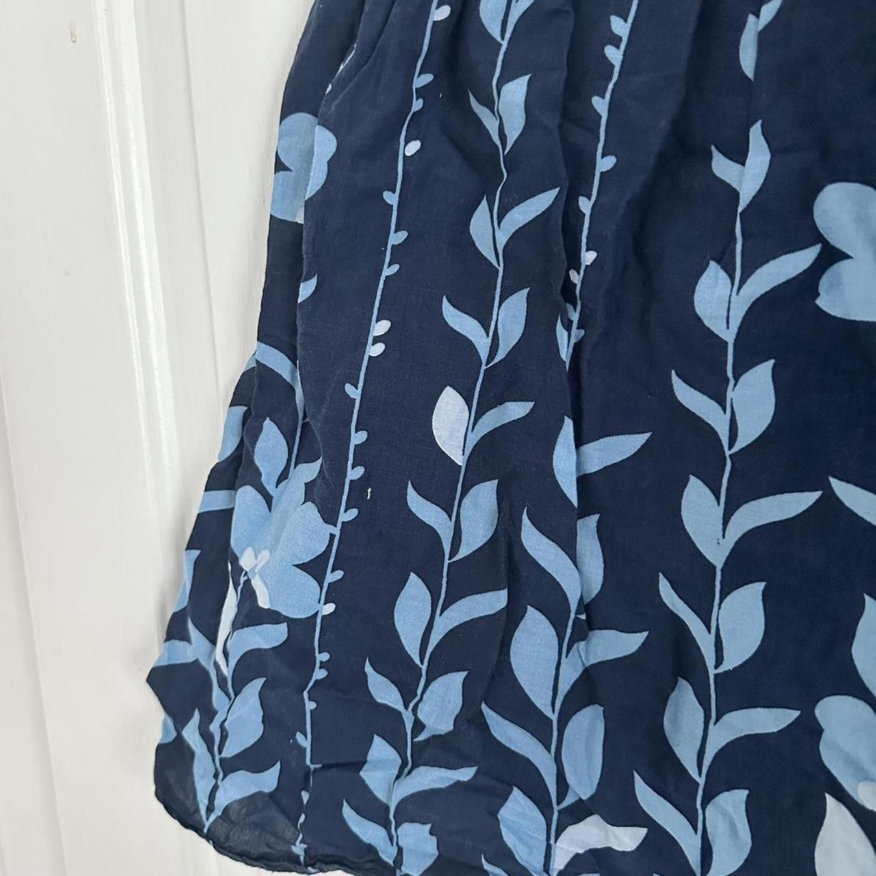 Apt. 9 Apt. 9 Women's Blue and Navy Skirt Size 27" / US 4 / IT 40 - 3 Thumbnail