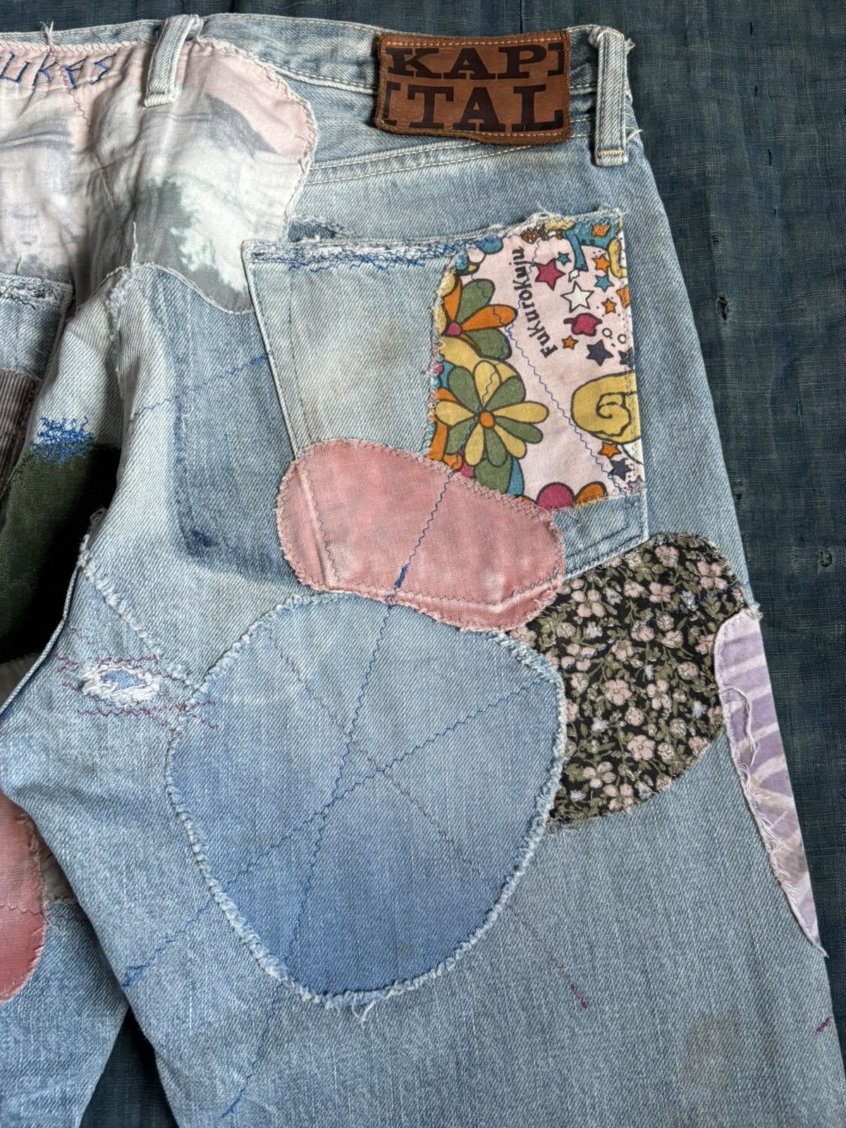 Kapital Kountry kapital clutch smile flare star hippie patchwork kountry Size US 30 / EU 46 - 11 Thumbnail