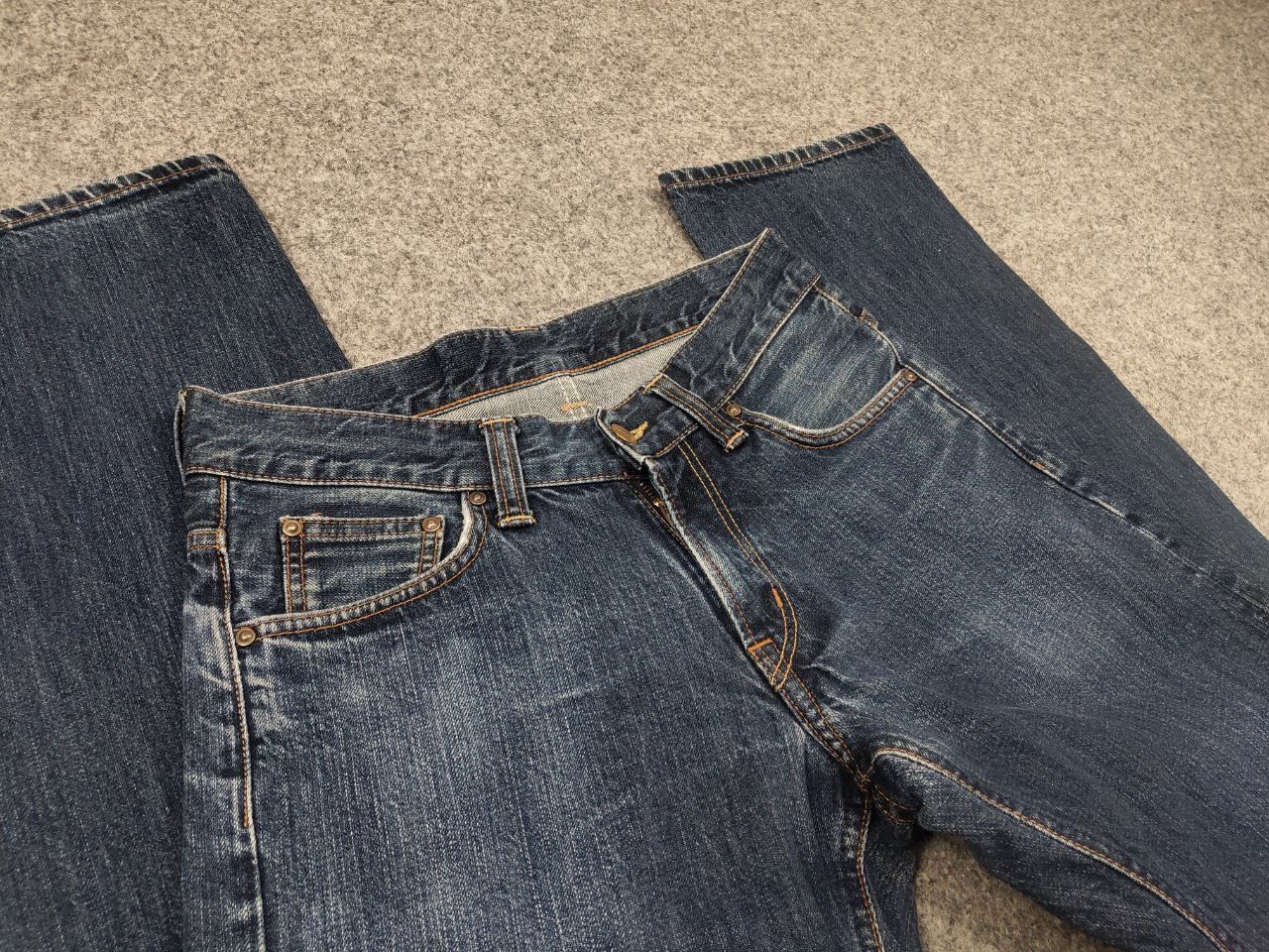 Carhartt Vintage 90's Carhartt Work Pronco Pocket Faded denim Jeans Size US 28 / EU 44 - 9 Thumbnail