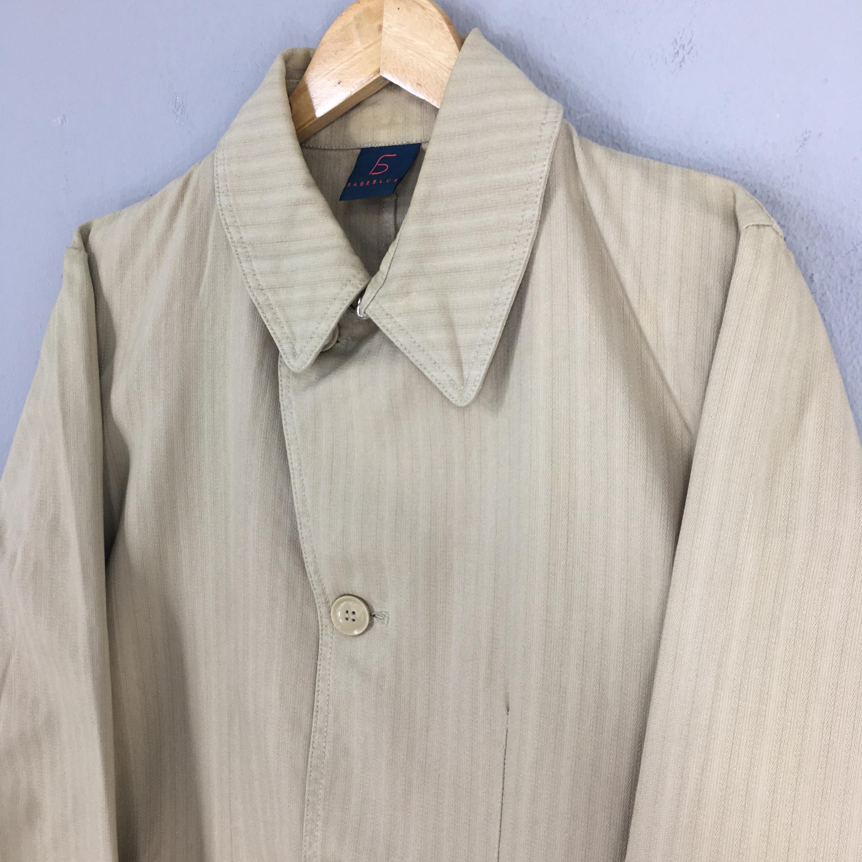 RAGEBLUE Vintage 90s Rageblue Japanese Workers Beige Jacket Medium Size US M / EU 48-50 / 2 - 3 Thumbnail