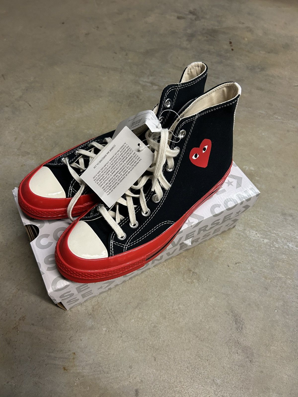 Comme des 2024 garcons converse grailed