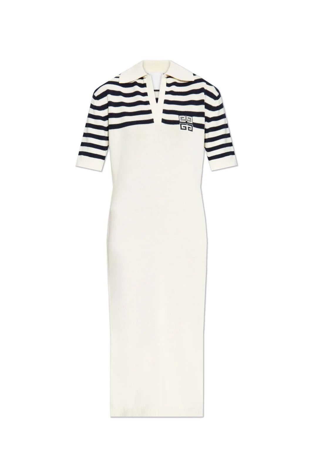 Givenchy o1srvl11e0725 4G Striped Polo Dress in Black/White Size XS / US 0-2 / IT 36-38 - 1 Thumbnail