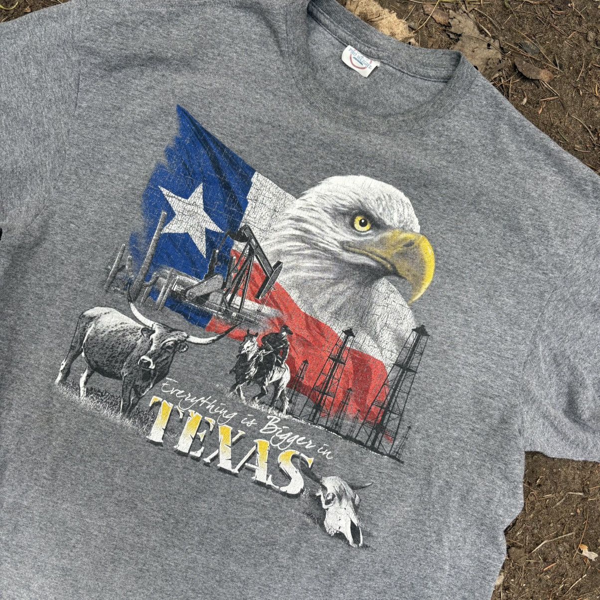 Vintage Vintage texas america T-shirt Size US L / EU 52-54 / 3 - 2 Thumbnail