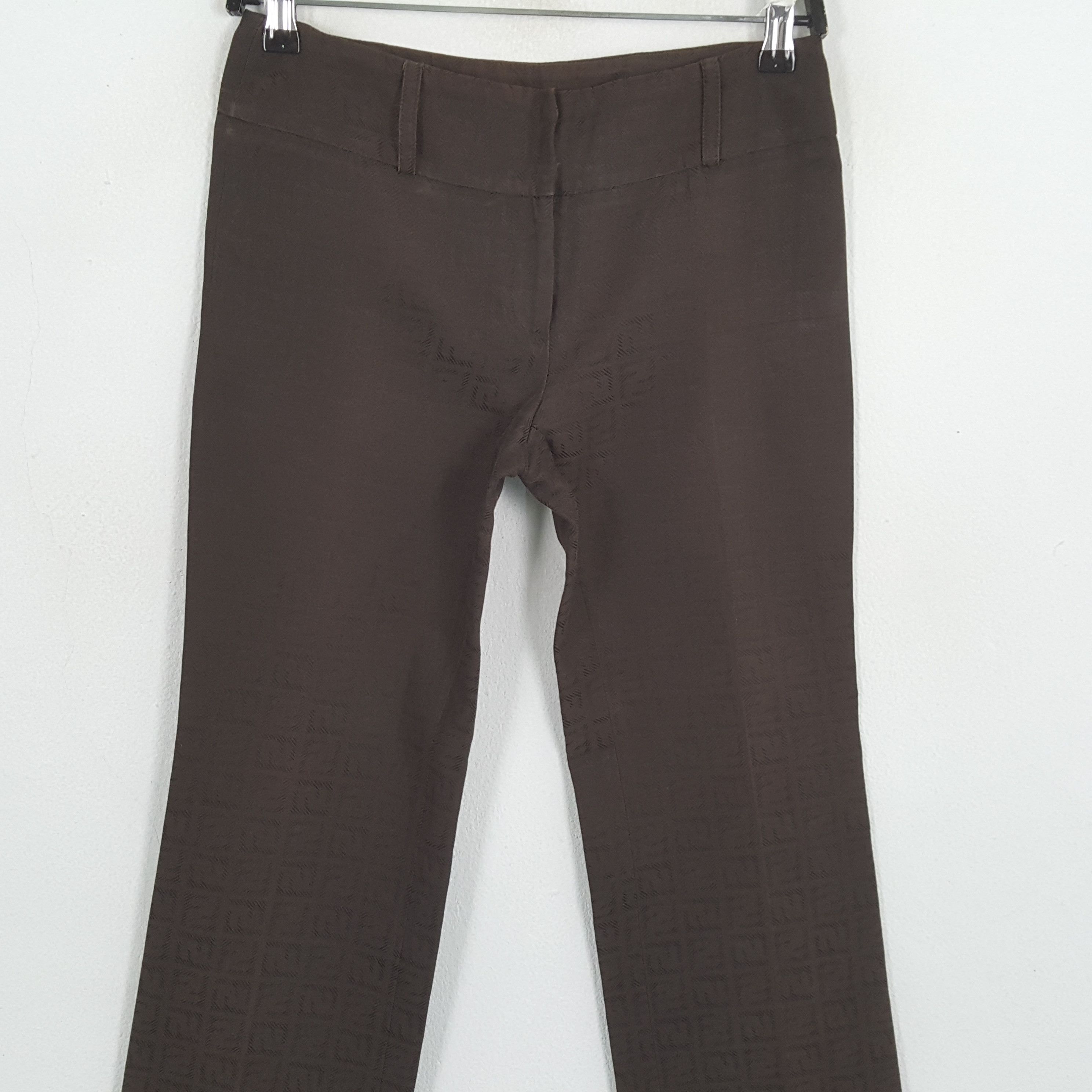 Fendi × Vintage FENDI Designer Luxury Brand Fashion Style Monogram Pants Size 27" / US 4 / IT 40 - 2 Thumbnail