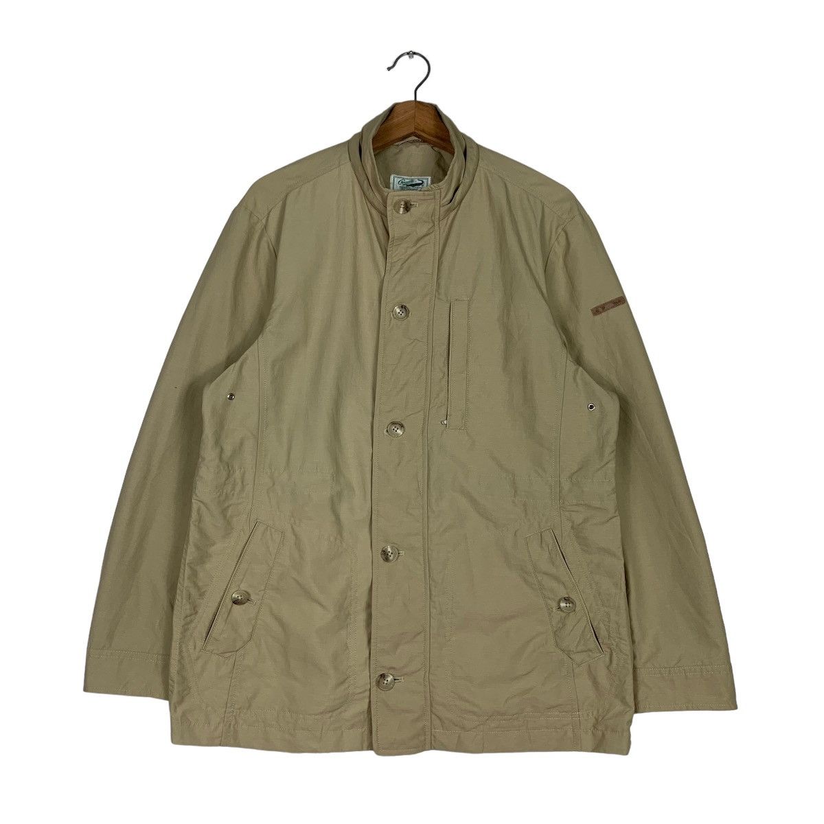 Japanese Brand CROCODILE Zipper Button Casual Jacket #0872-C39 Size US M / EU 48-50 / 2 - 1 Thumbnail