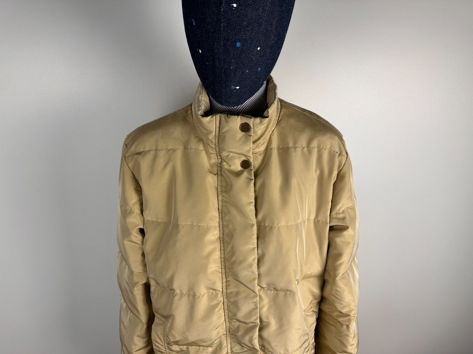 Max Mara Max Mara Down Puffer Jacket Gold Size US8 FR38 Size M / US 6-8 / IT 42-44 - 2 Thumbnail