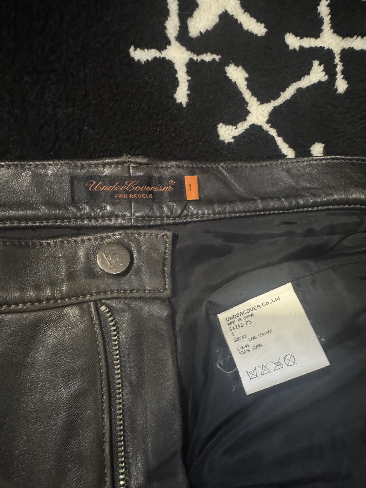 Undercover Undercover AW05 Arts and Crafts leather pants Size US 30 / EU 46 - 5 Thumbnail