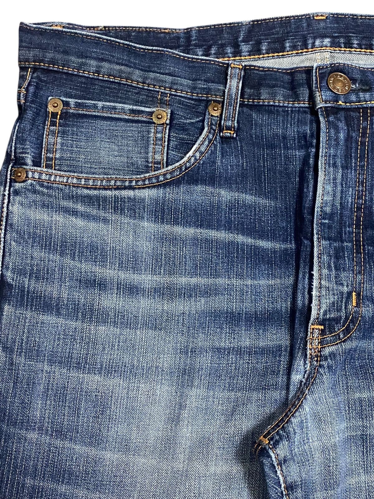 Edwin Vintage JapaneseBrands Edwin 504 Distressed Loose Jeans Size US 39 - 7 Thumbnail