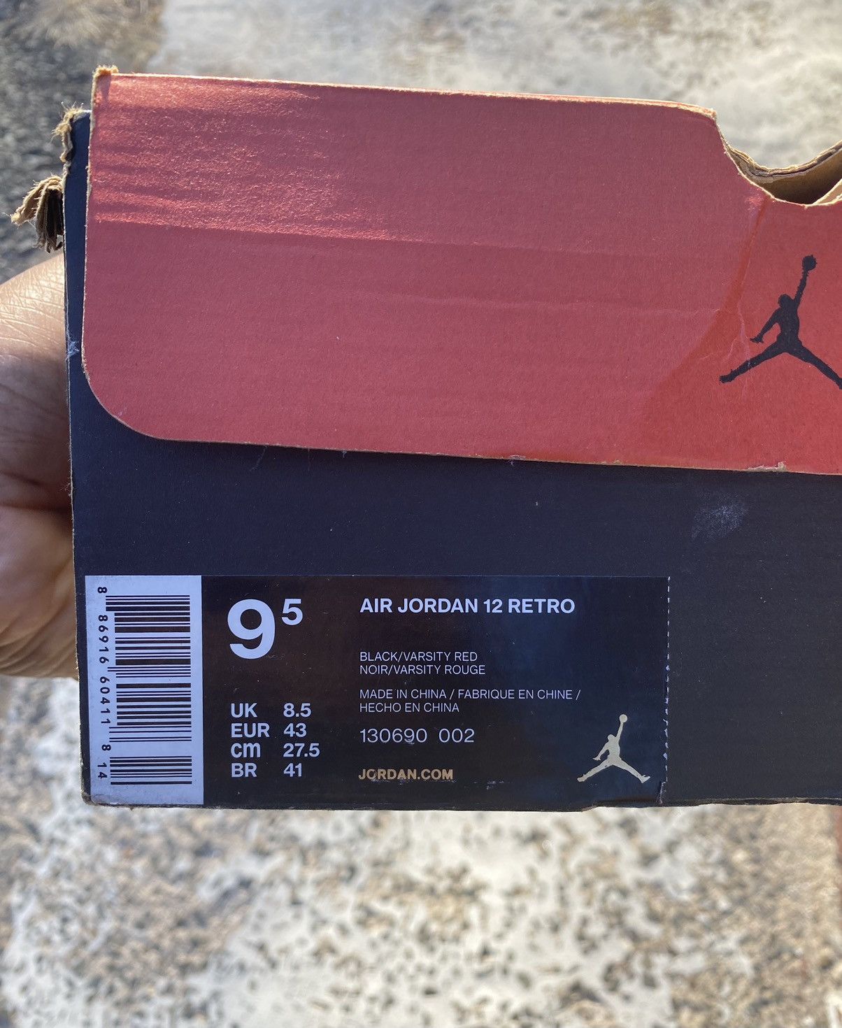 Jordan Brand × Nike Air Jordan 12 Retro “Flu Game” 2016 Size US 9.5 / EU 42-43 - 8 Thumbnail